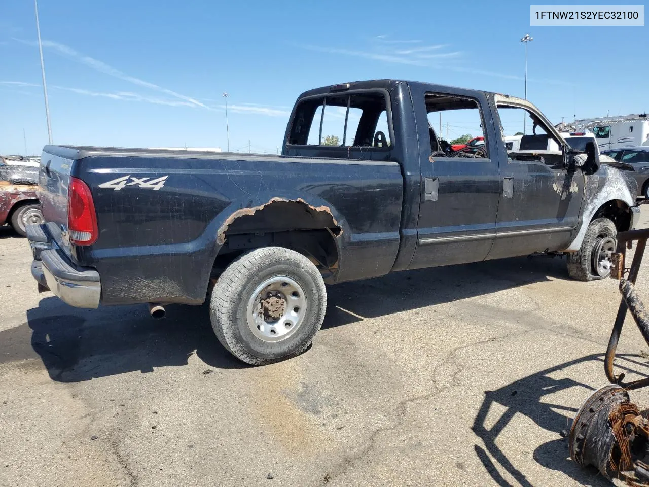 2000 Ford F250 Super Duty VIN: 1FTNW21S2YEC32100 Lot: 69470934