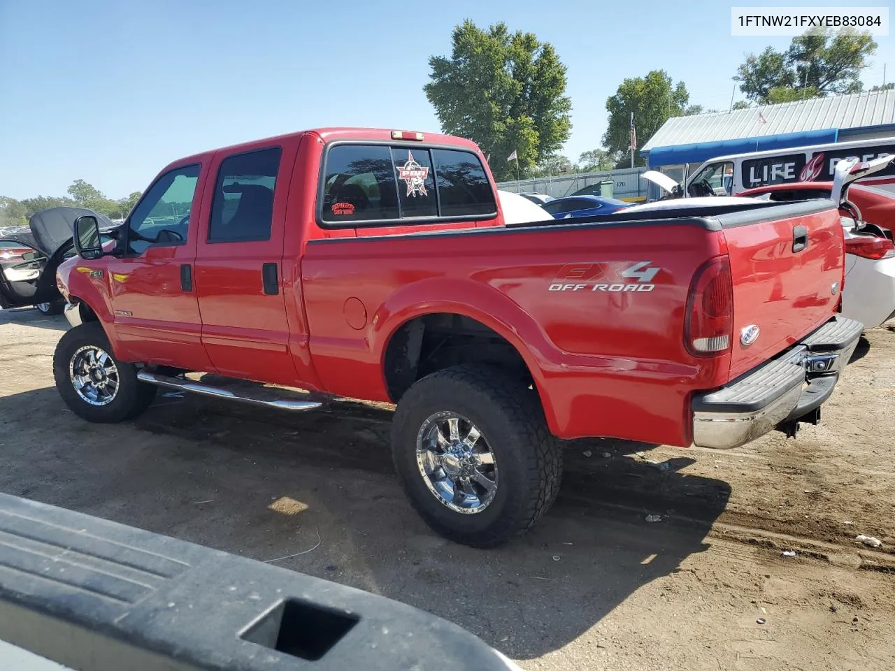 2000 Ford F250 Super Duty VIN: 1FTNW21FXYEB83084 Lot: 71928744