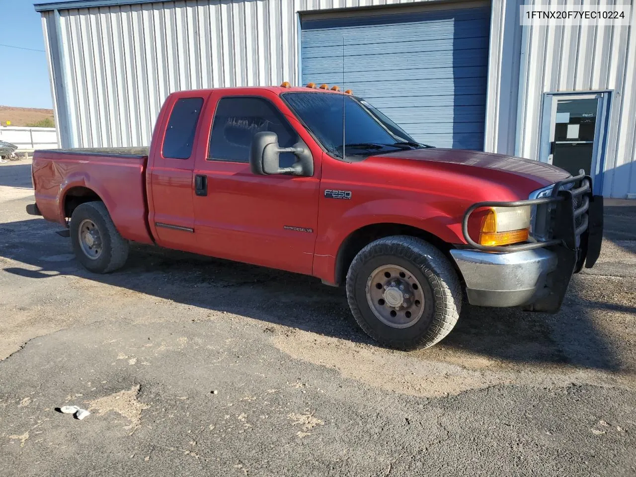 2000 Ford F250 Super Duty VIN: 1FTNX20F7YEC10224 Lot: 73490524