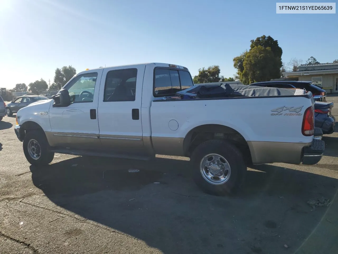 2000 Ford F250 Super Duty VIN: 1FTNW21S1YED65639 Lot: 74377194