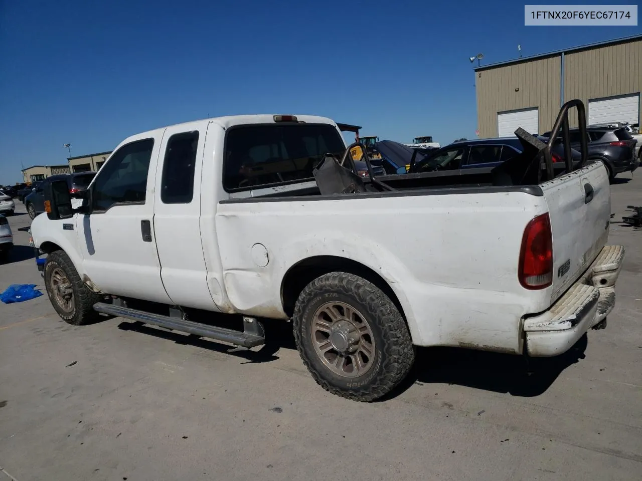 2000 Ford F250 Super Duty VIN: 1FTNX20F6YEC67174 Lot: 75703484