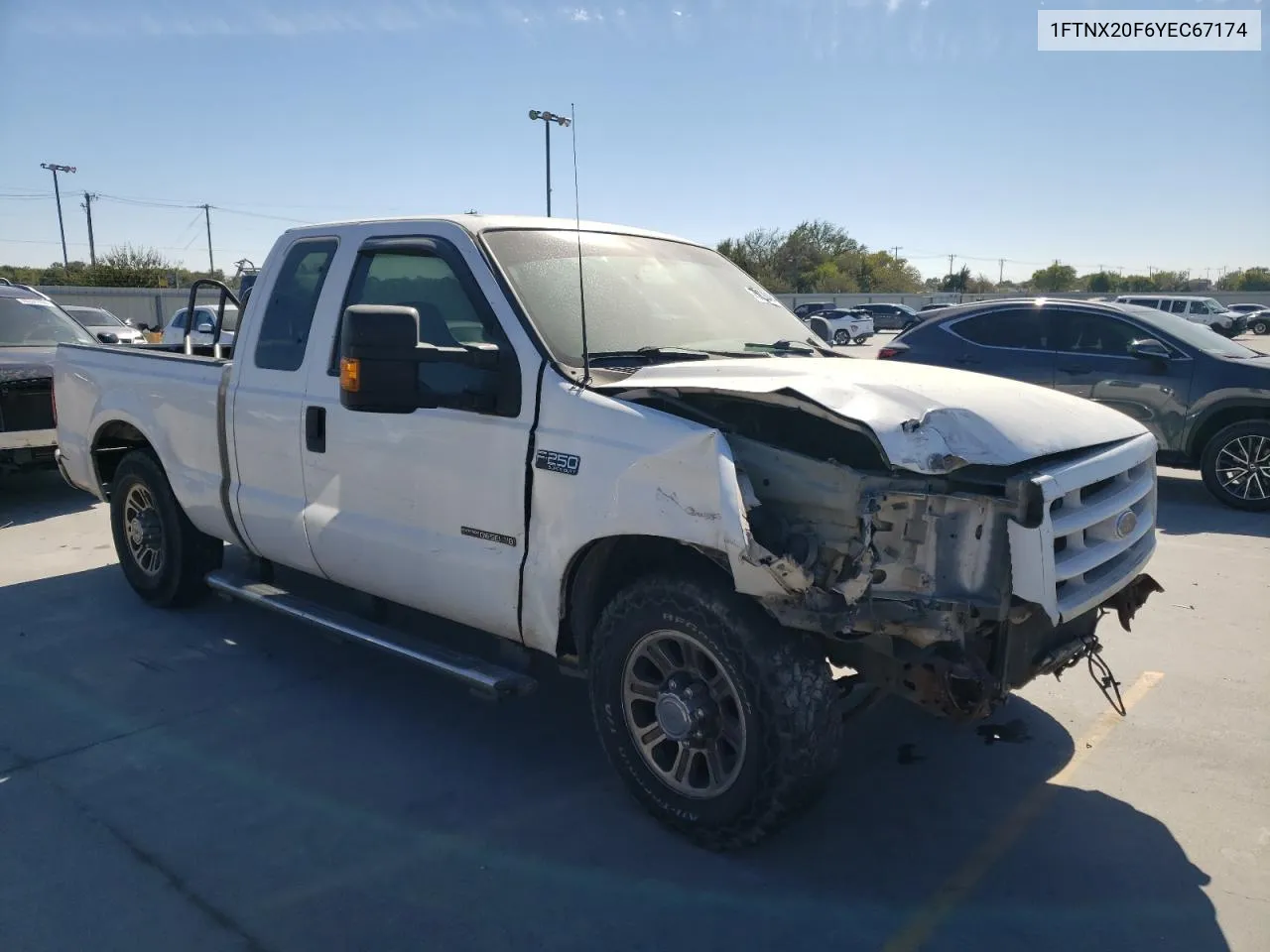 2000 Ford F250 Super Duty VIN: 1FTNX20F6YEC67174 Lot: 75703484