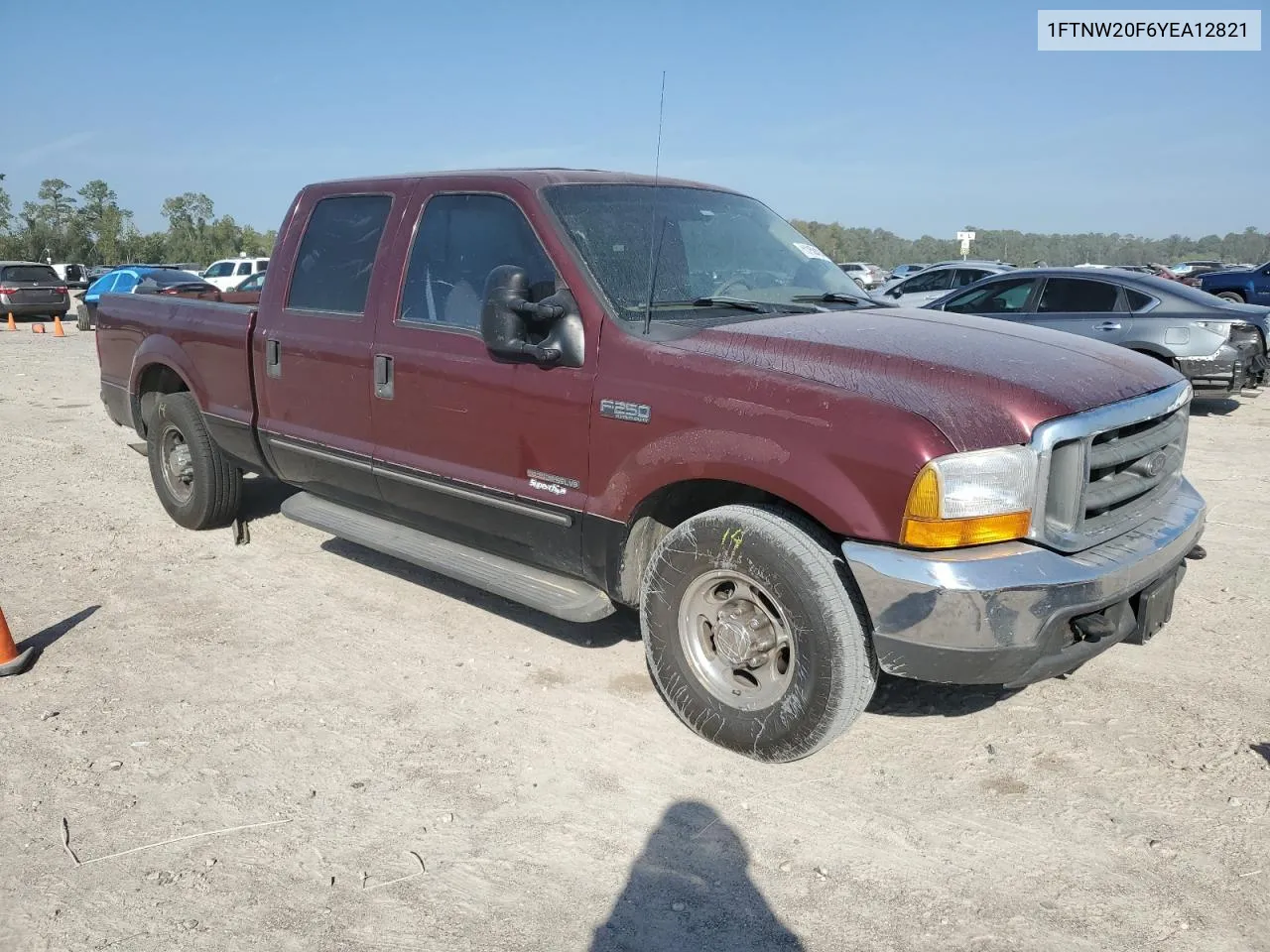 2000 Ford F250 Super Duty VIN: 1FTNW20F6YEA12821 Lot: 80258424