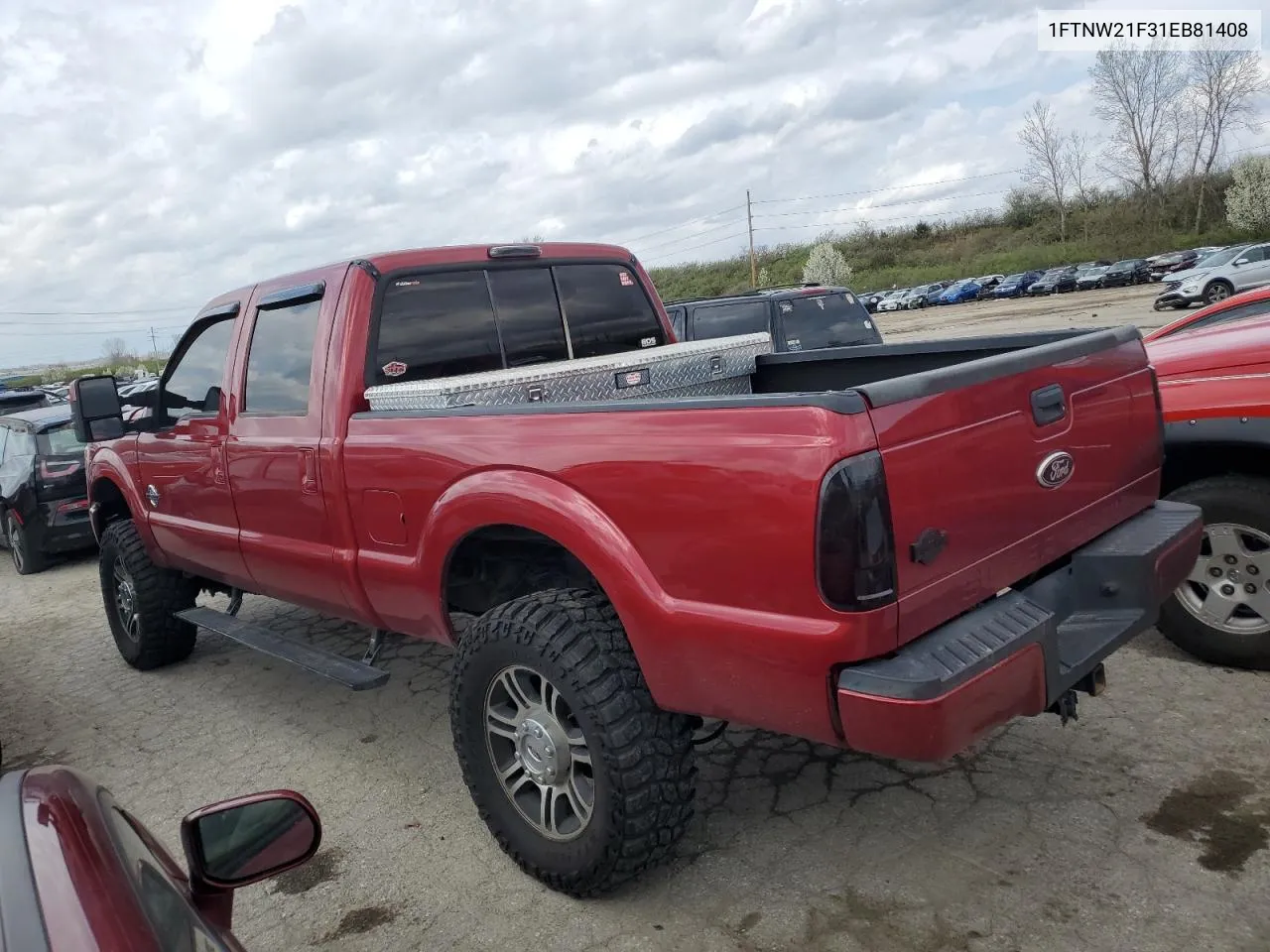 2001 Ford F250 Super Duty VIN: 1FTNW21F31EB81408 Lot: 46646474