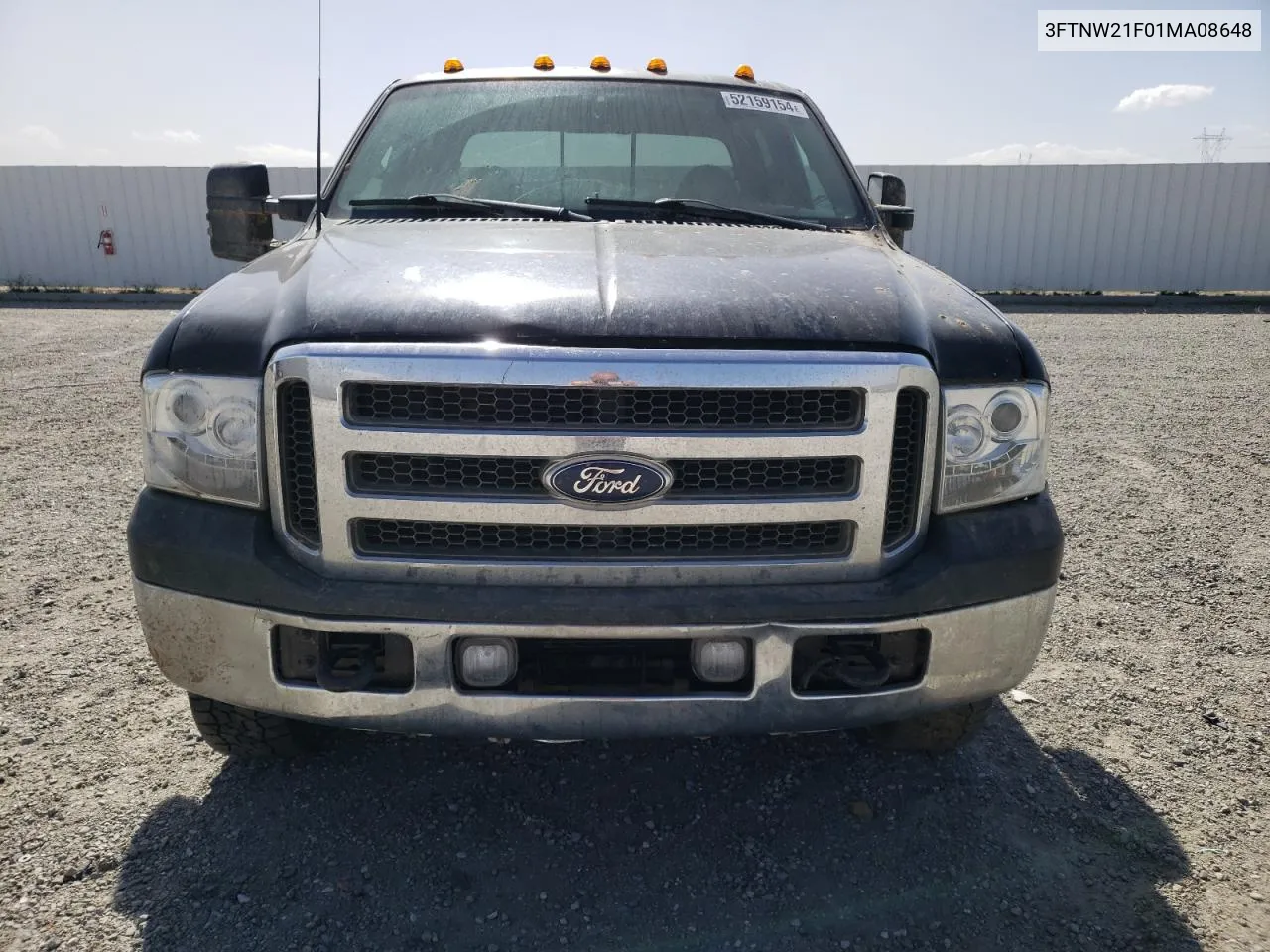 2001 Ford F250 Super Duty VIN: 3FTNW21F01MA08648 Lot: 52159154