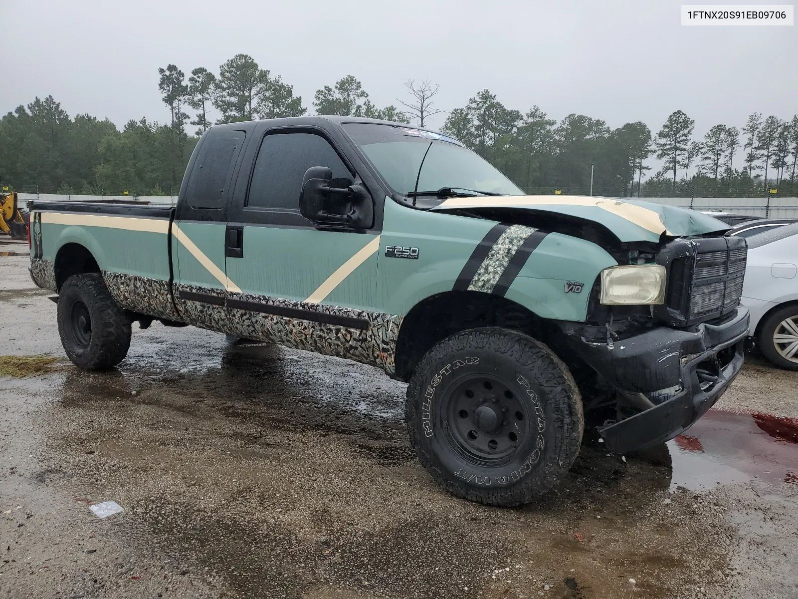 2001 Ford F250 Super Duty VIN: 1FTNX20S91EB09706 Lot: 66475184