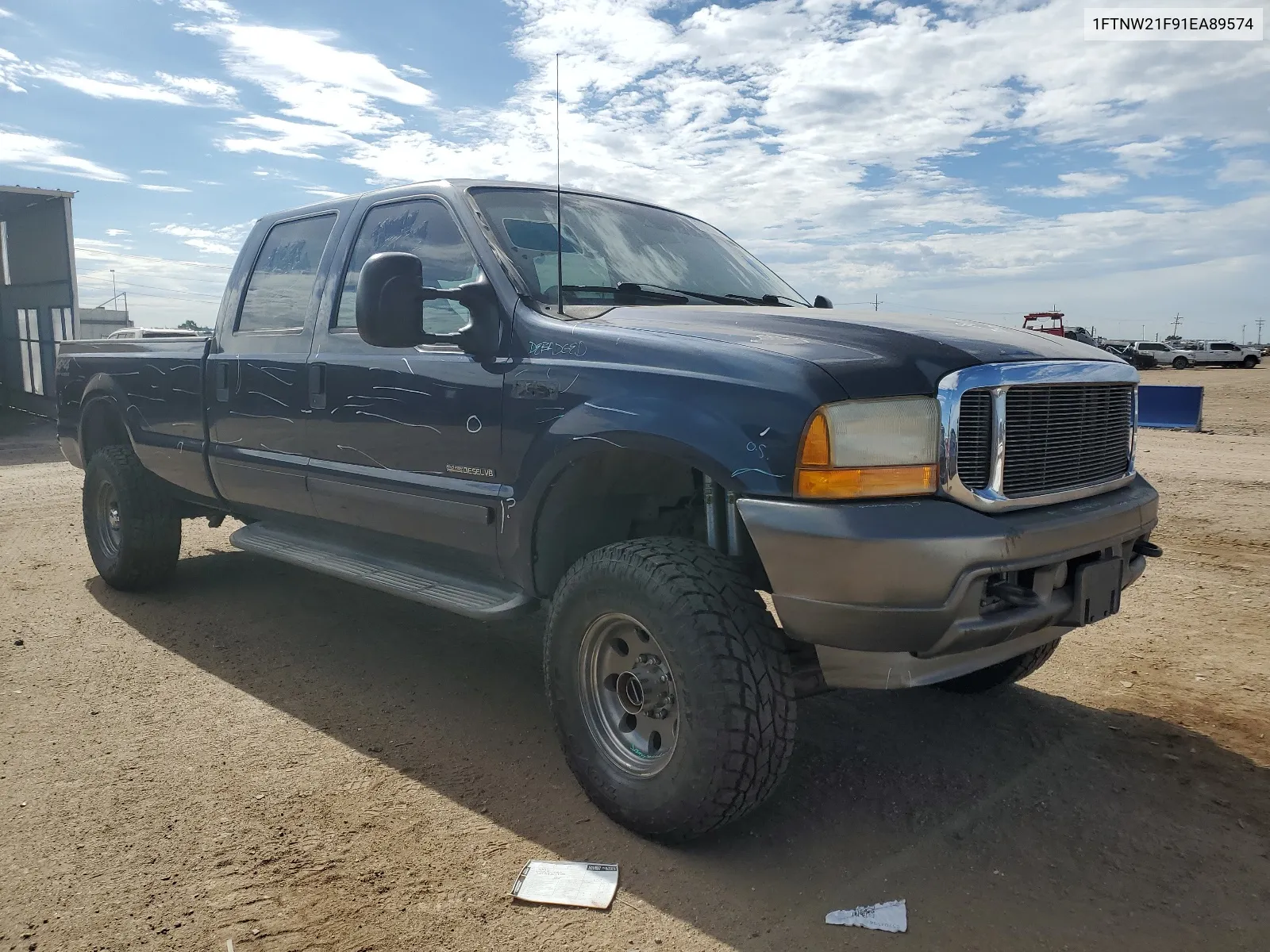 2001 Ford F250 Super Duty VIN: 1FTNW21F91EA89574 Lot: 67875984