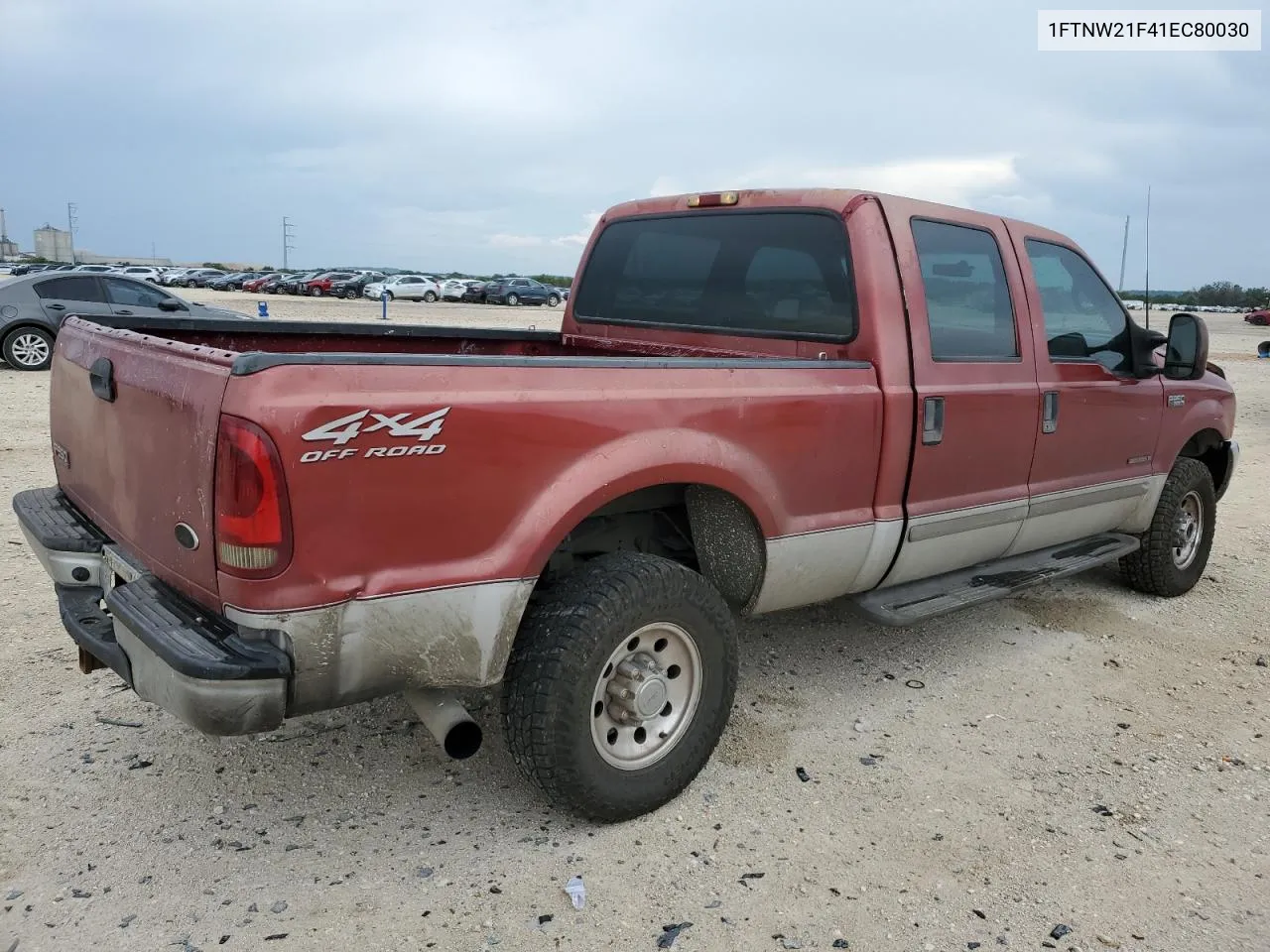 2001 Ford F250 Super Duty VIN: 1FTNW21F41EC80030 Lot: 69115294