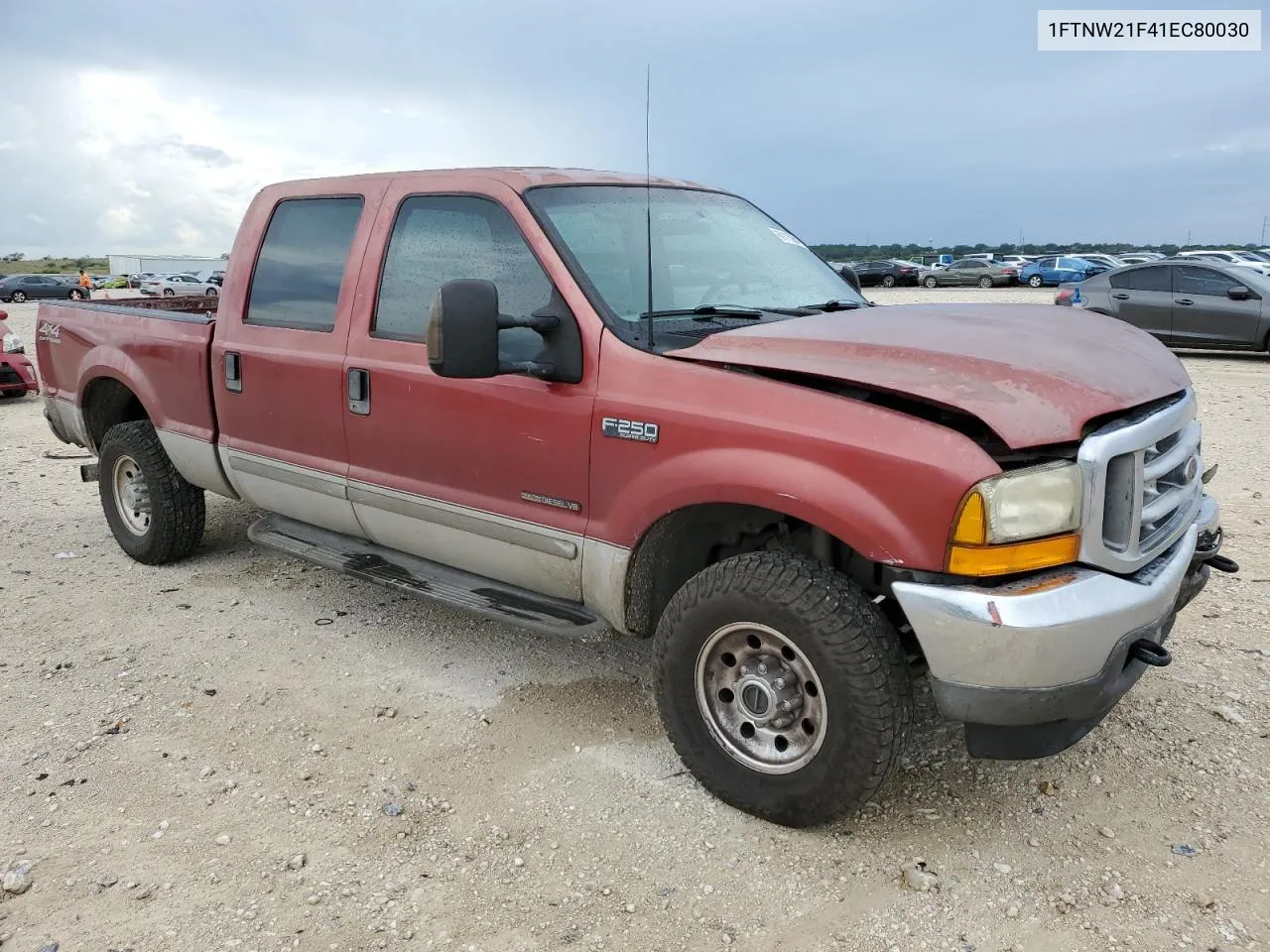 2001 Ford F250 Super Duty VIN: 1FTNW21F41EC80030 Lot: 69115294