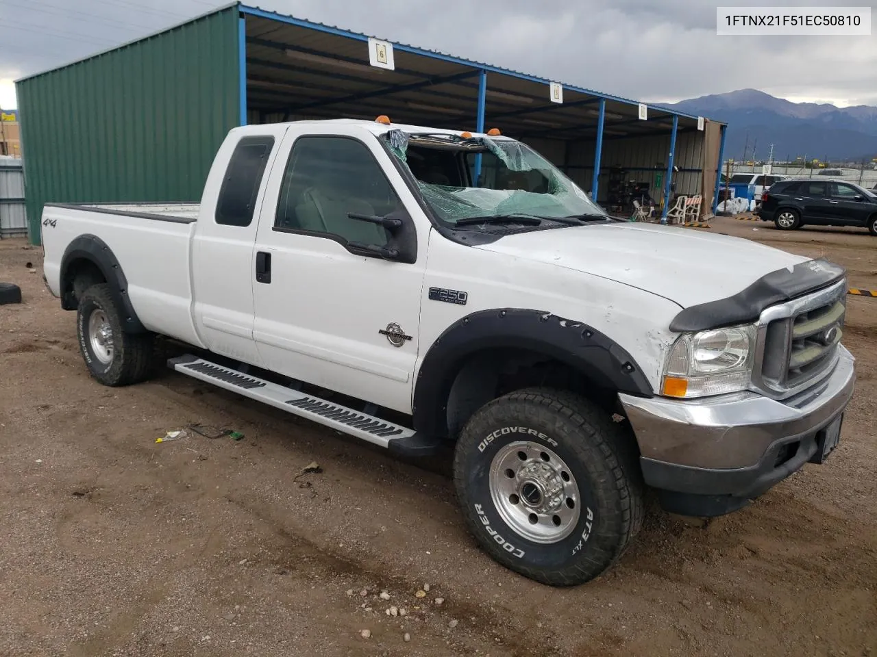 2001 Ford F250 Super Duty VIN: 1FTNX21F51EC50810 Lot: 70852784