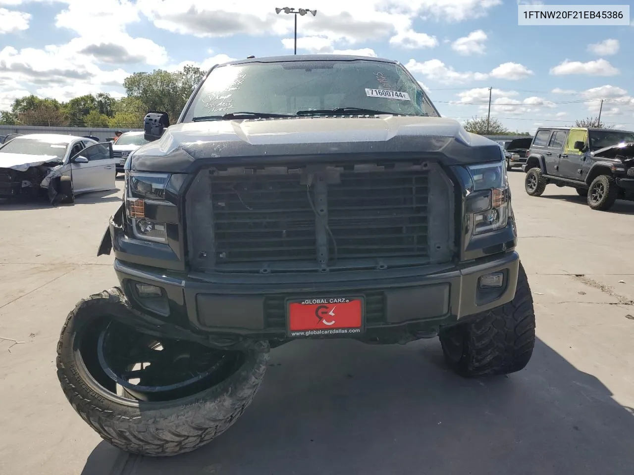 2001 Ford F250 Super Duty VIN: 1FTNW20F21EB45386 Lot: 71600744