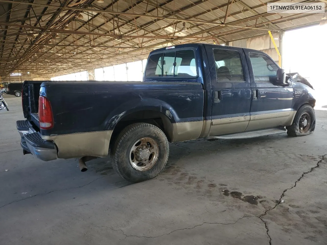 2001 Ford F250 Super Duty VIN: 1FTNW20L91EA06152 Lot: 72660874