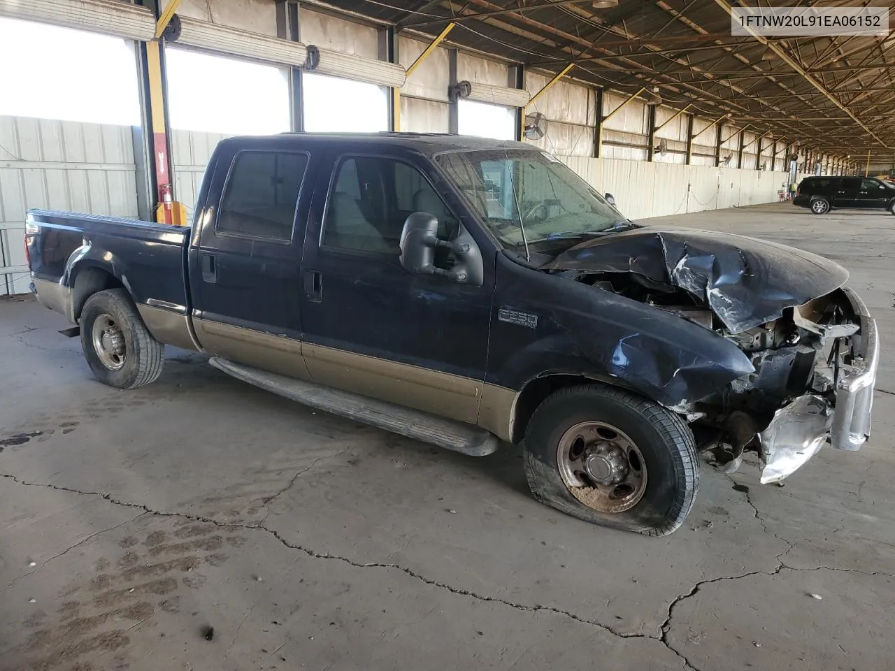 2001 Ford F250 Super Duty VIN: 1FTNW20L91EA06152 Lot: 72660874