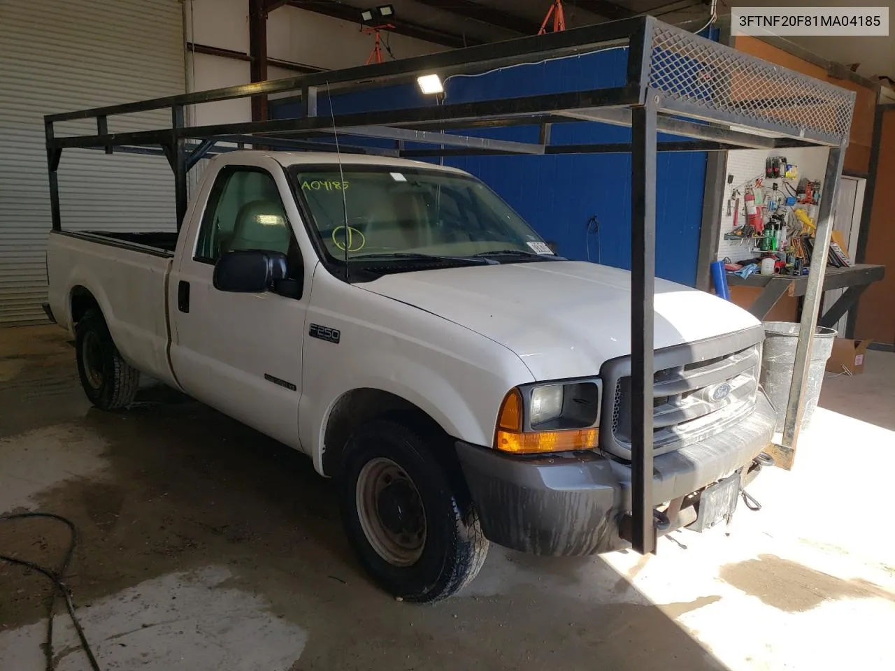 2001 Ford F250 Super Duty VIN: 3FTNF20F81MA04185 Lot: 73101334