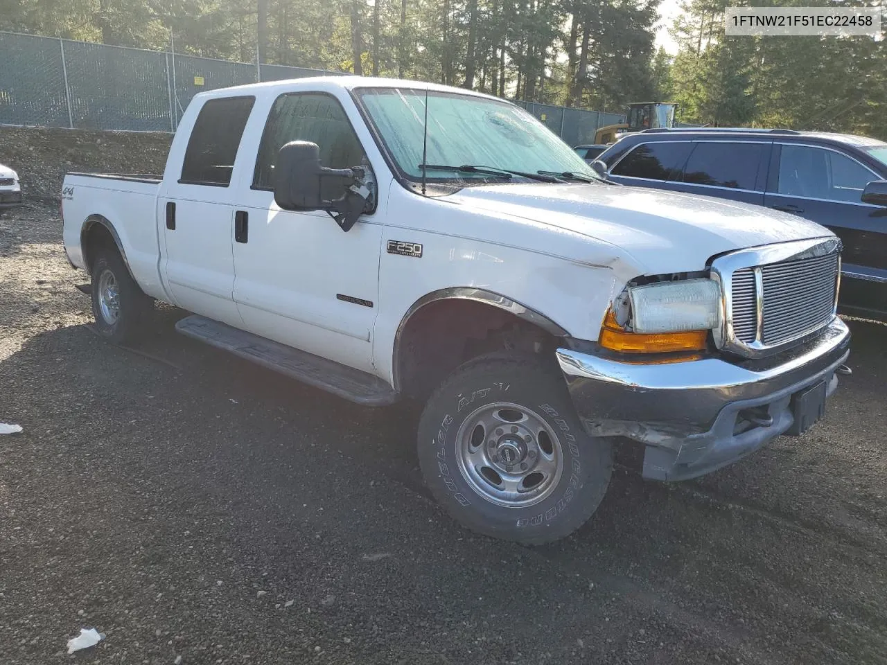 2001 Ford F250 Super Duty VIN: 1FTNW21F51EC22458 Lot: 73159844