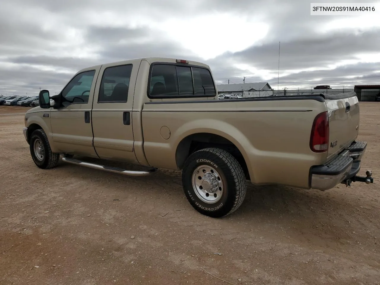 2001 Ford F250 Super Duty VIN: 3FTNW20S91MA40416 Lot: 80054214