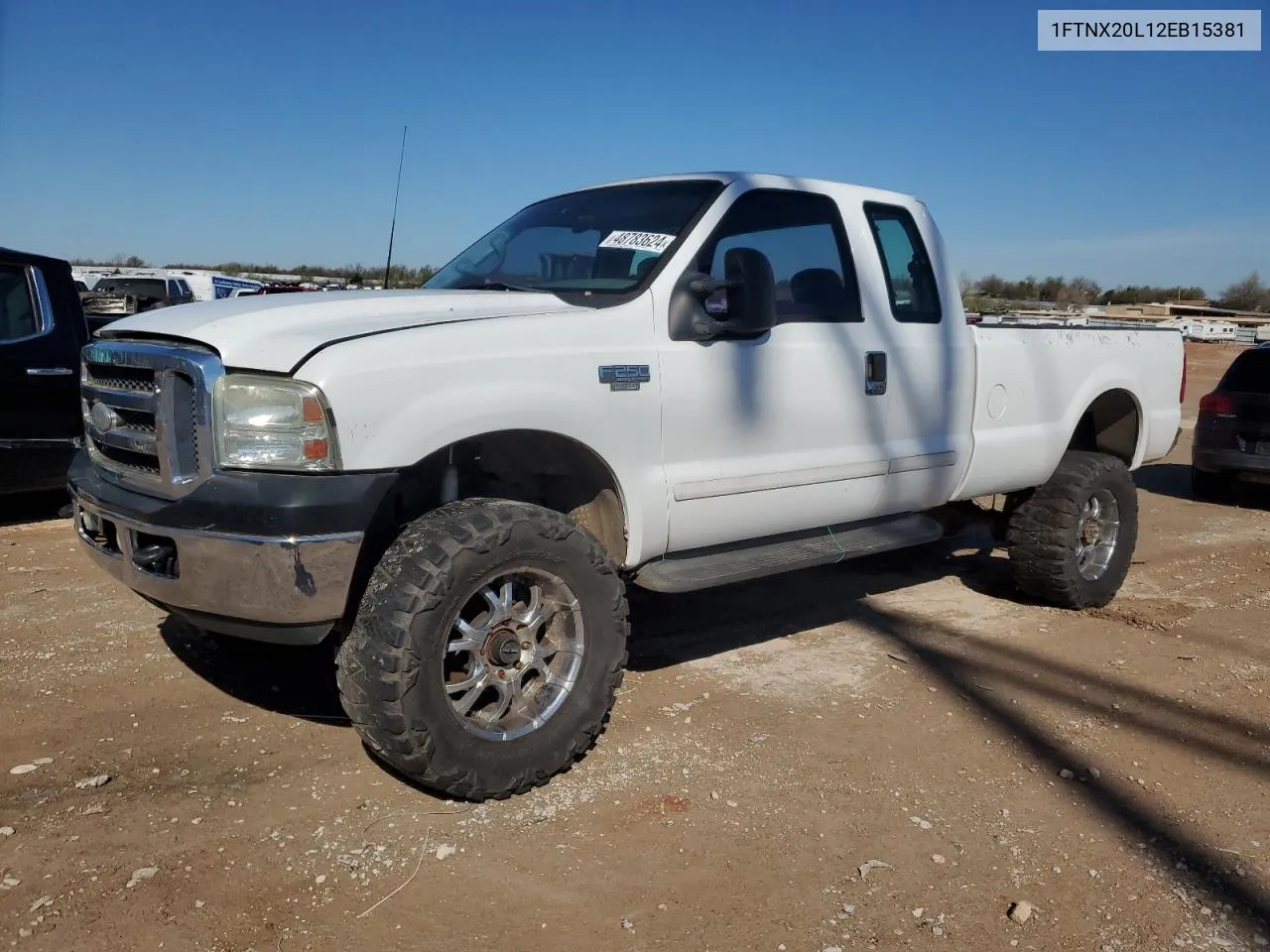 2002 Ford F250 Super Duty VIN: 1FTNX20L12EB15381 Lot: 48783624