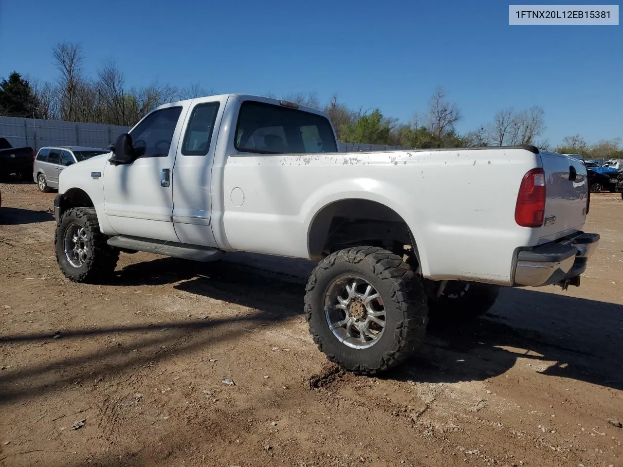 2002 Ford F250 Super Duty VIN: 1FTNX20L12EB15381 Lot: 48783624