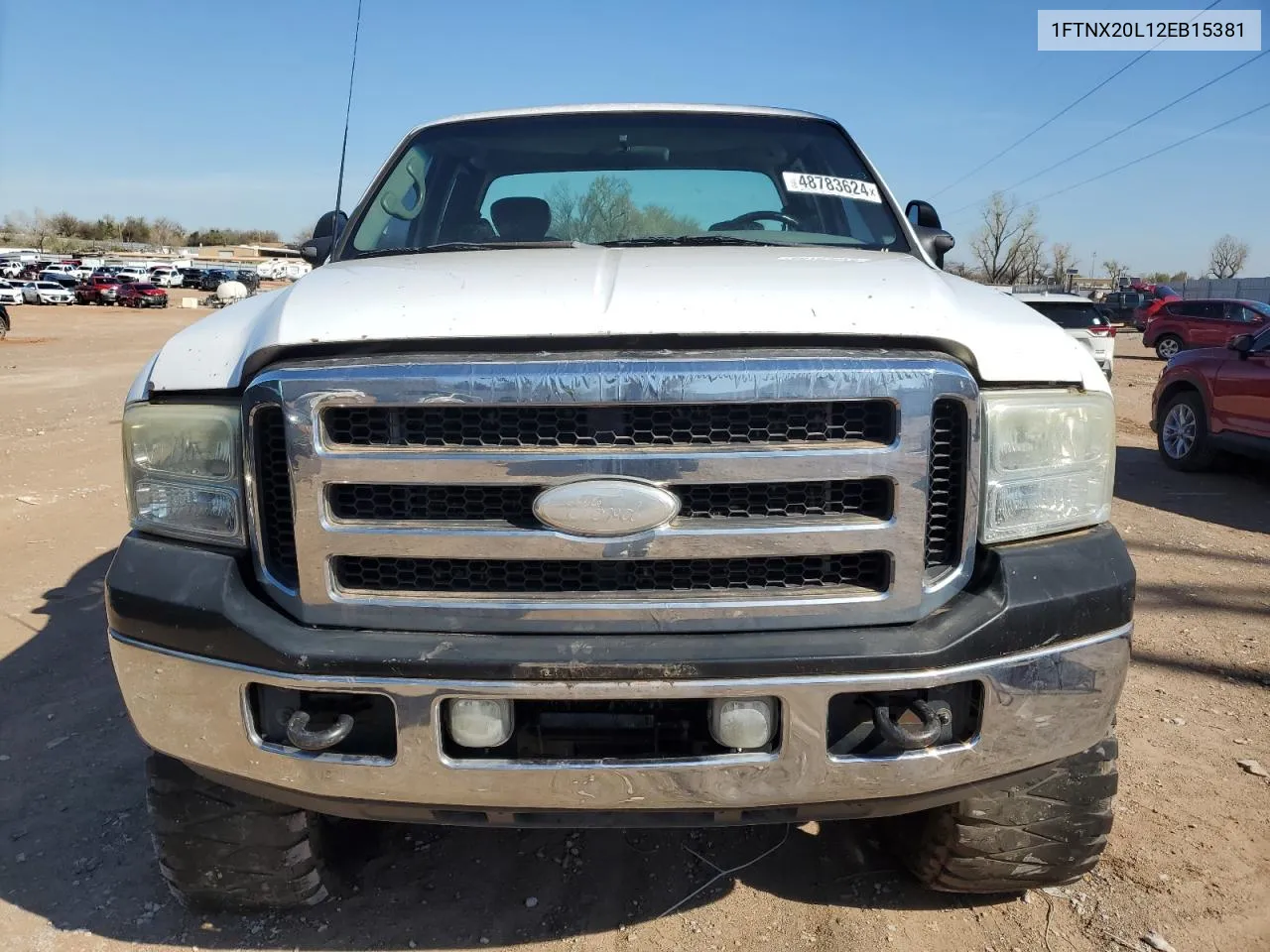 2002 Ford F250 Super Duty VIN: 1FTNX20L12EB15381 Lot: 48783624