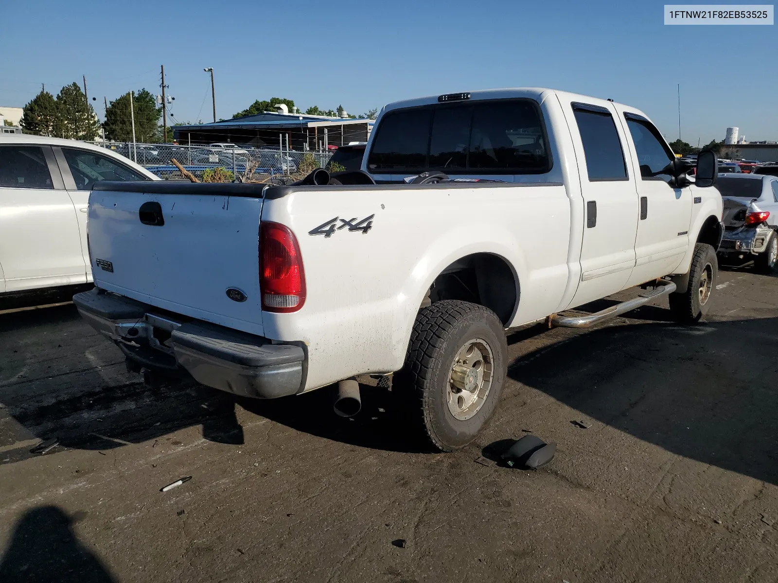 2002 Ford F250 Super Duty VIN: 1FTNW21F82EB53525 Lot: 62620804