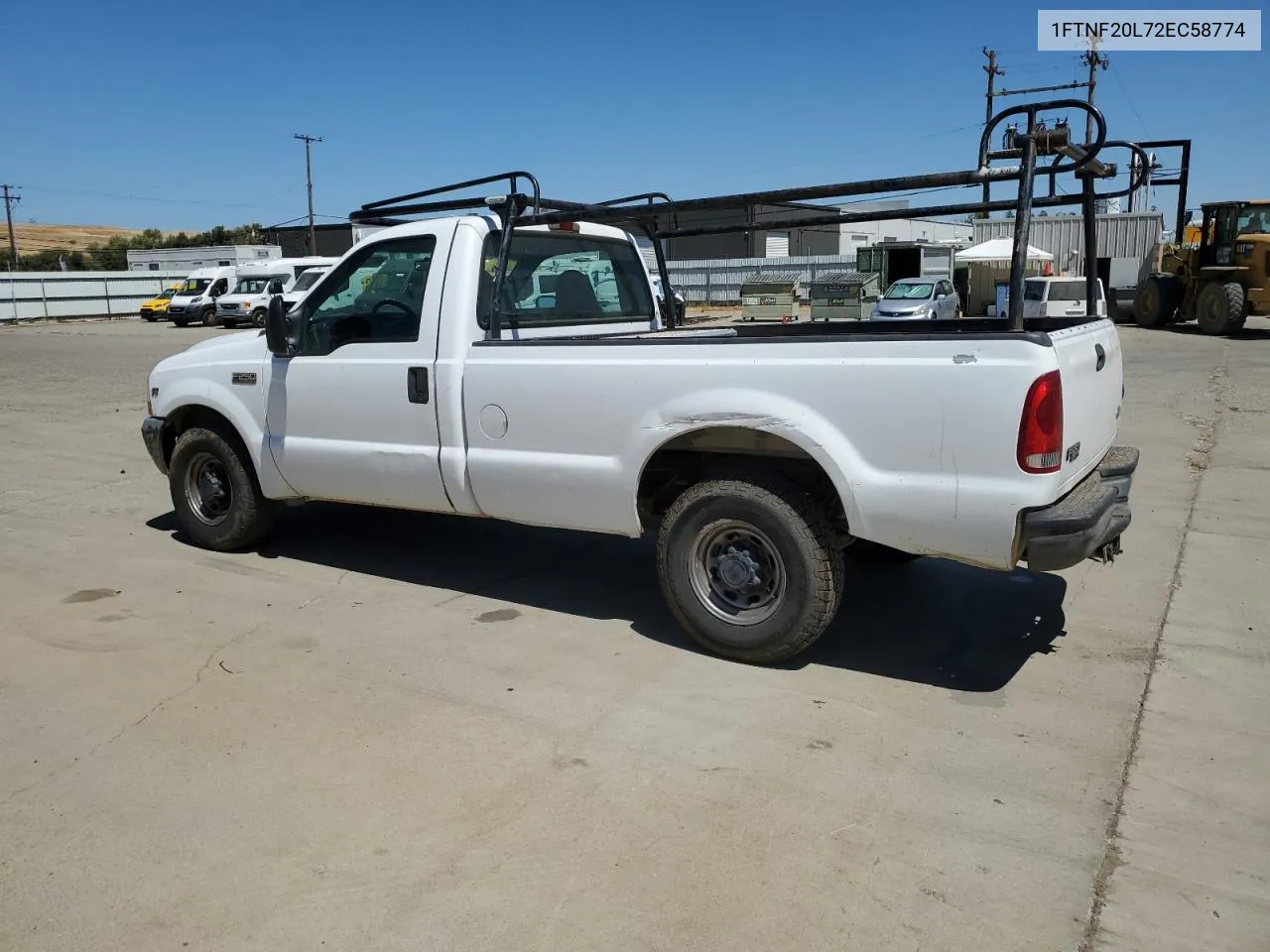 2002 Ford F250 Super Duty VIN: 1FTNF20L72EC58774 Lot: 66731564