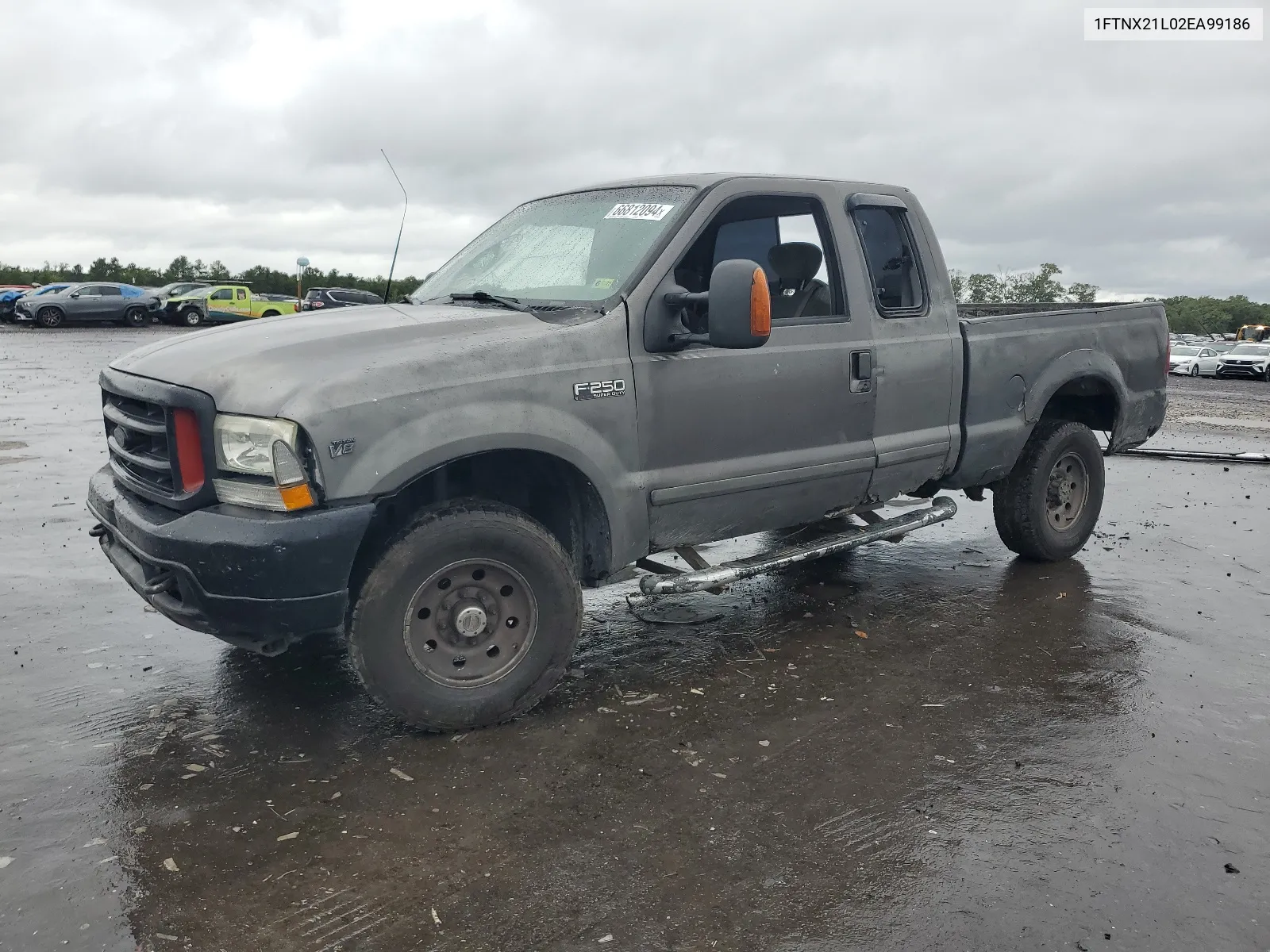 2002 Ford F250 Super Duty VIN: 1FTNX21L02EA99186 Lot: 66812094