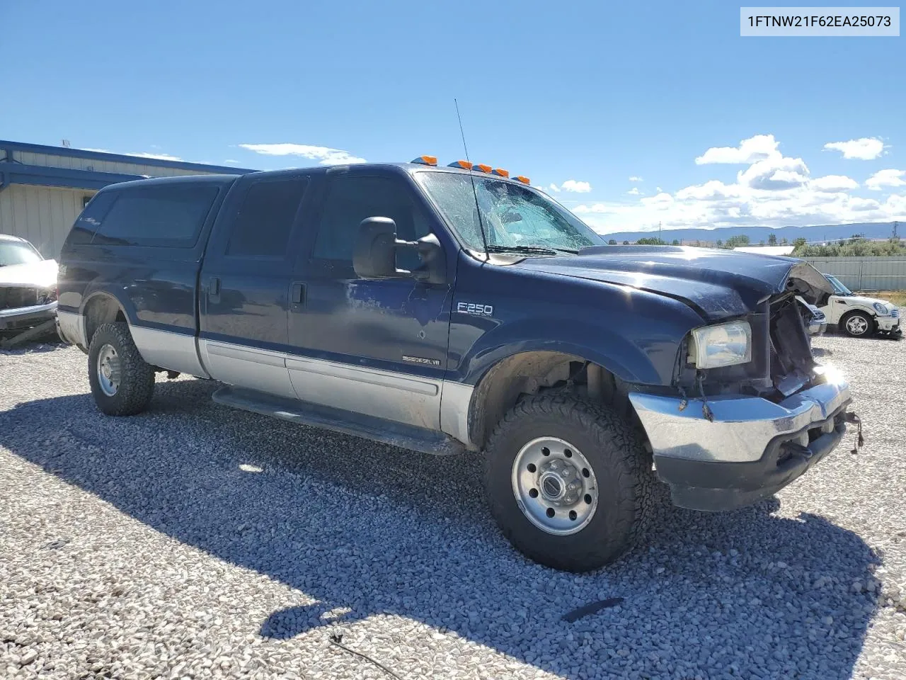 2002 Ford F250 Super Duty VIN: 1FTNW21F62EA25073 Lot: 68461354