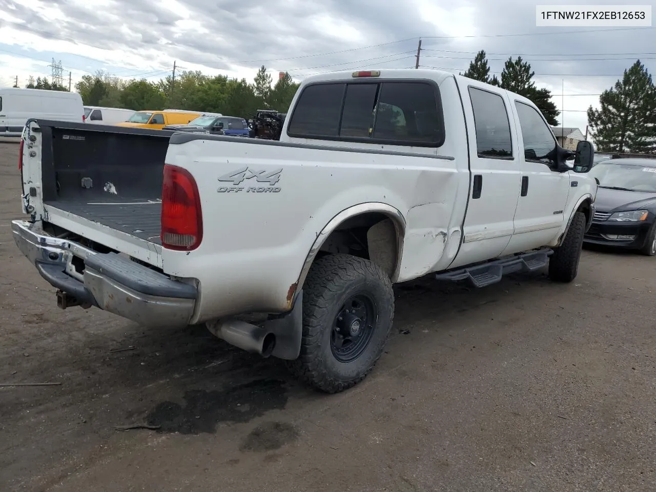 2002 Ford F250 Super Duty VIN: 1FTNW21FX2EB12653 Lot: 68732594