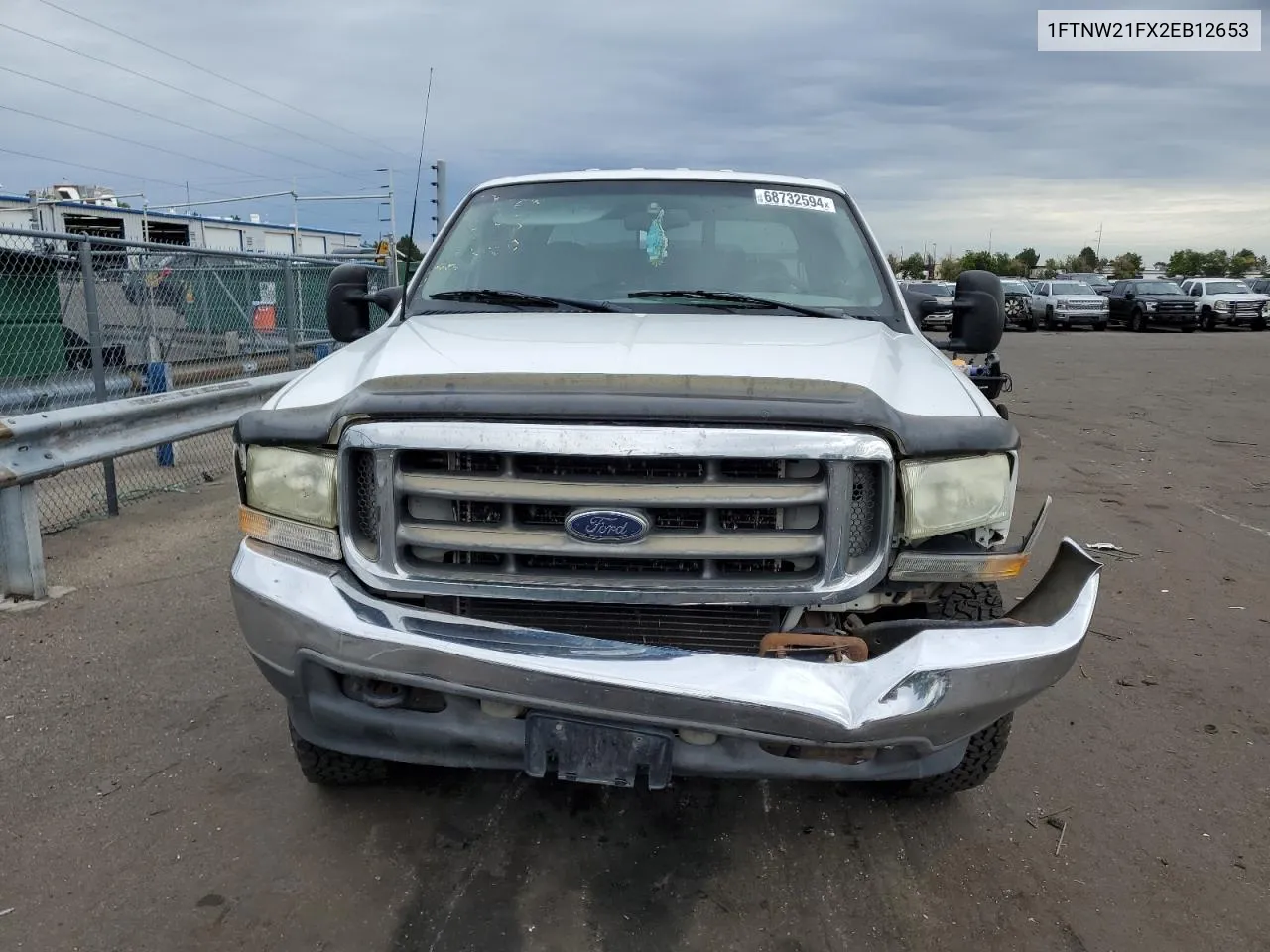 2002 Ford F250 Super Duty VIN: 1FTNW21FX2EB12653 Lot: 68732594