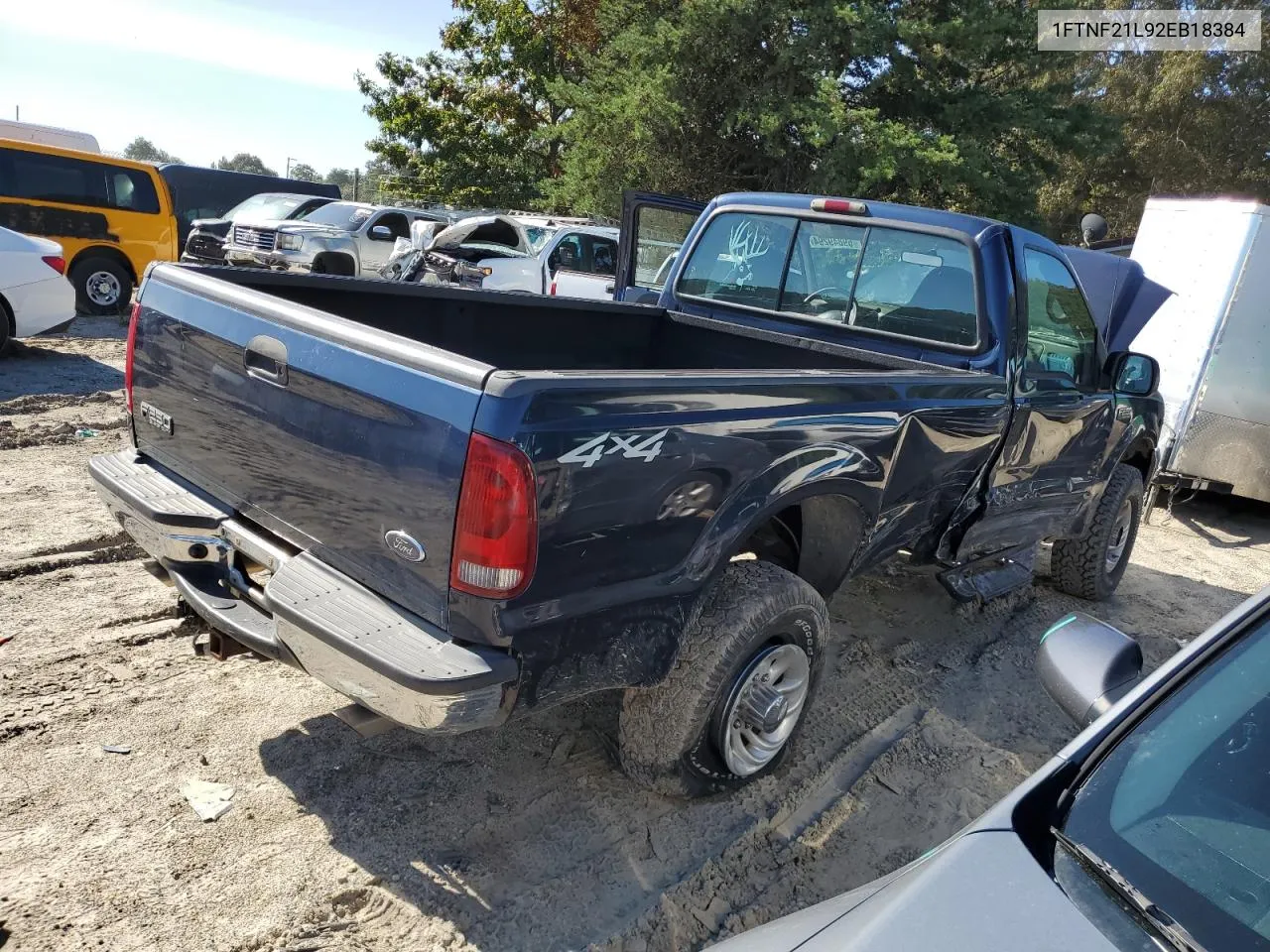 2002 Ford F250 Super Duty VIN: 1FTNF21L92EB18384 Lot: 69849294