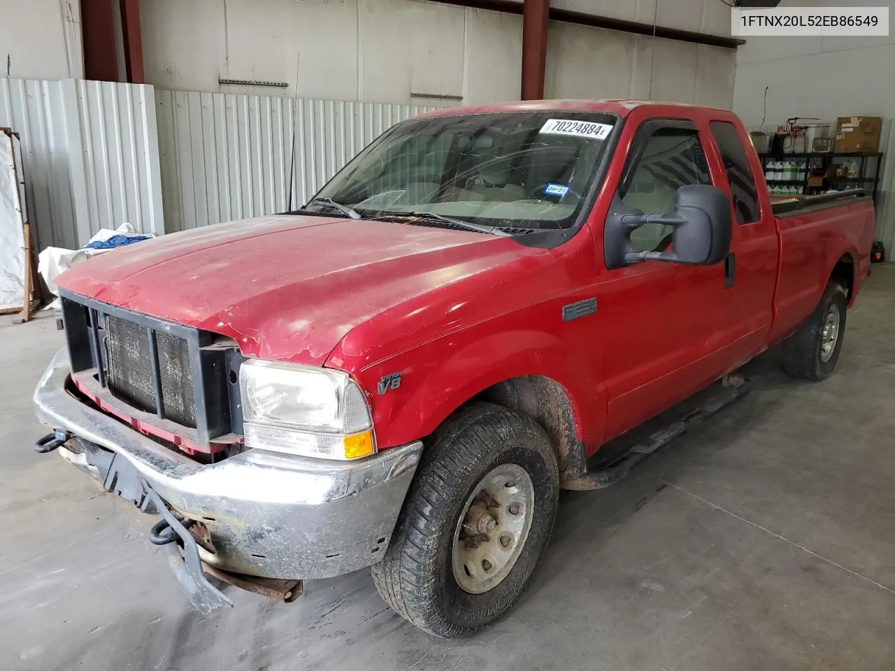 2002 Ford F250 Super Duty VIN: 1FTNX20L52EB86549 Lot: 70224884