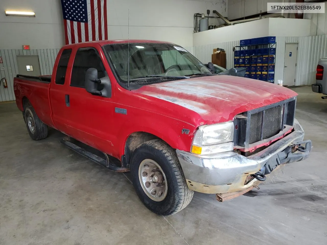 2002 Ford F250 Super Duty VIN: 1FTNX20L52EB86549 Lot: 70224884