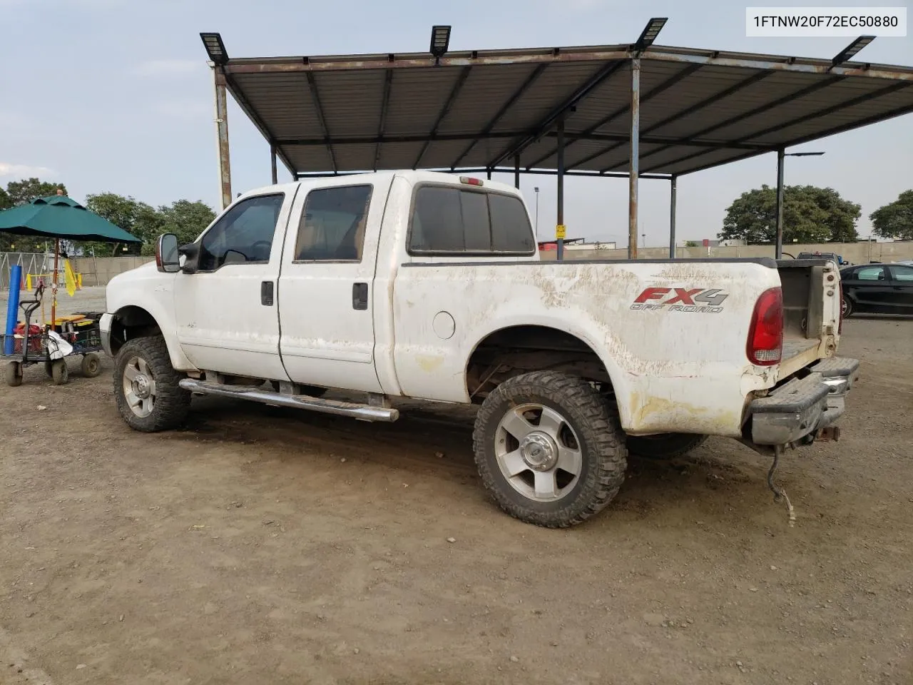 2002 Ford F250 Super Duty VIN: 1FTNW20F72EC50880 Lot: 70799984