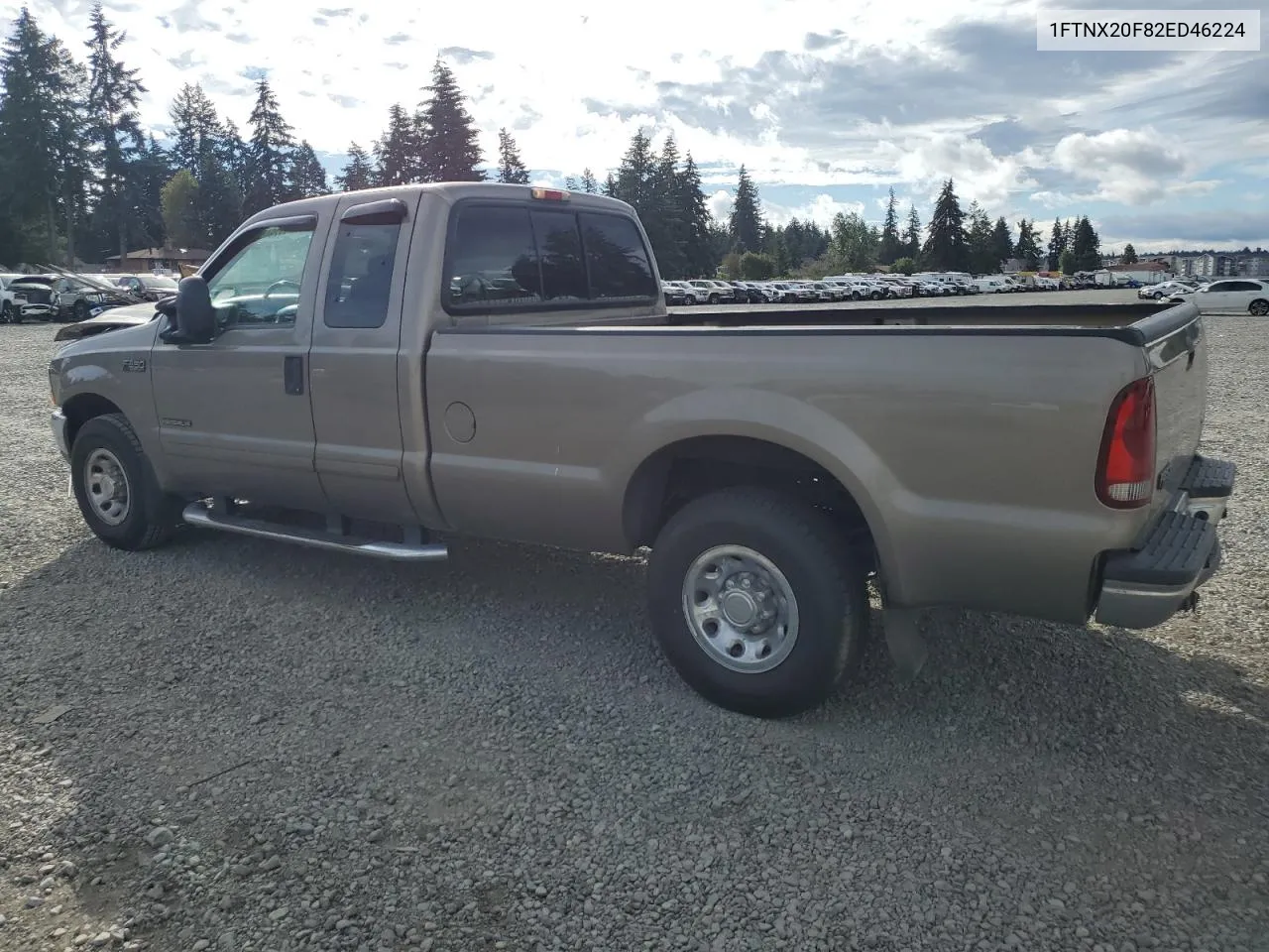 2002 Ford F250 Super Duty VIN: 1FTNX20F82ED46224 Lot: 72946844