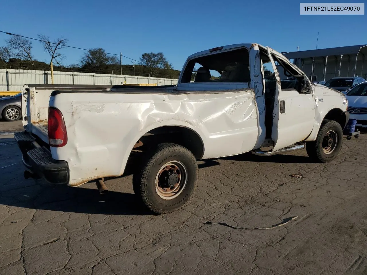 2002 Ford F250 Super Duty VIN: 1FTNF21L52EC49070 Lot: 75403484