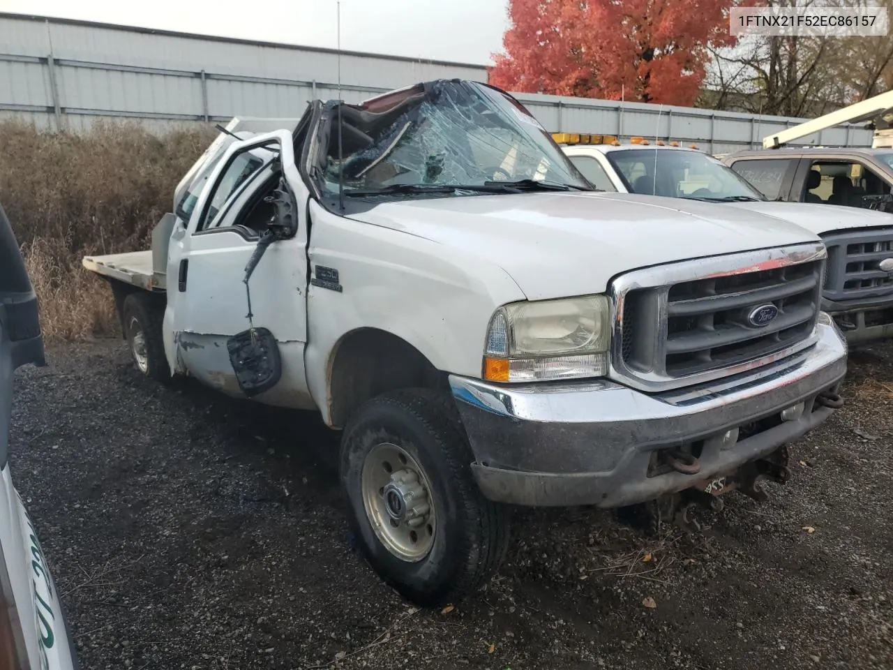 2002 Ford F250 Super Duty VIN: 1FTNX21F52EC86157 Lot: 76315954