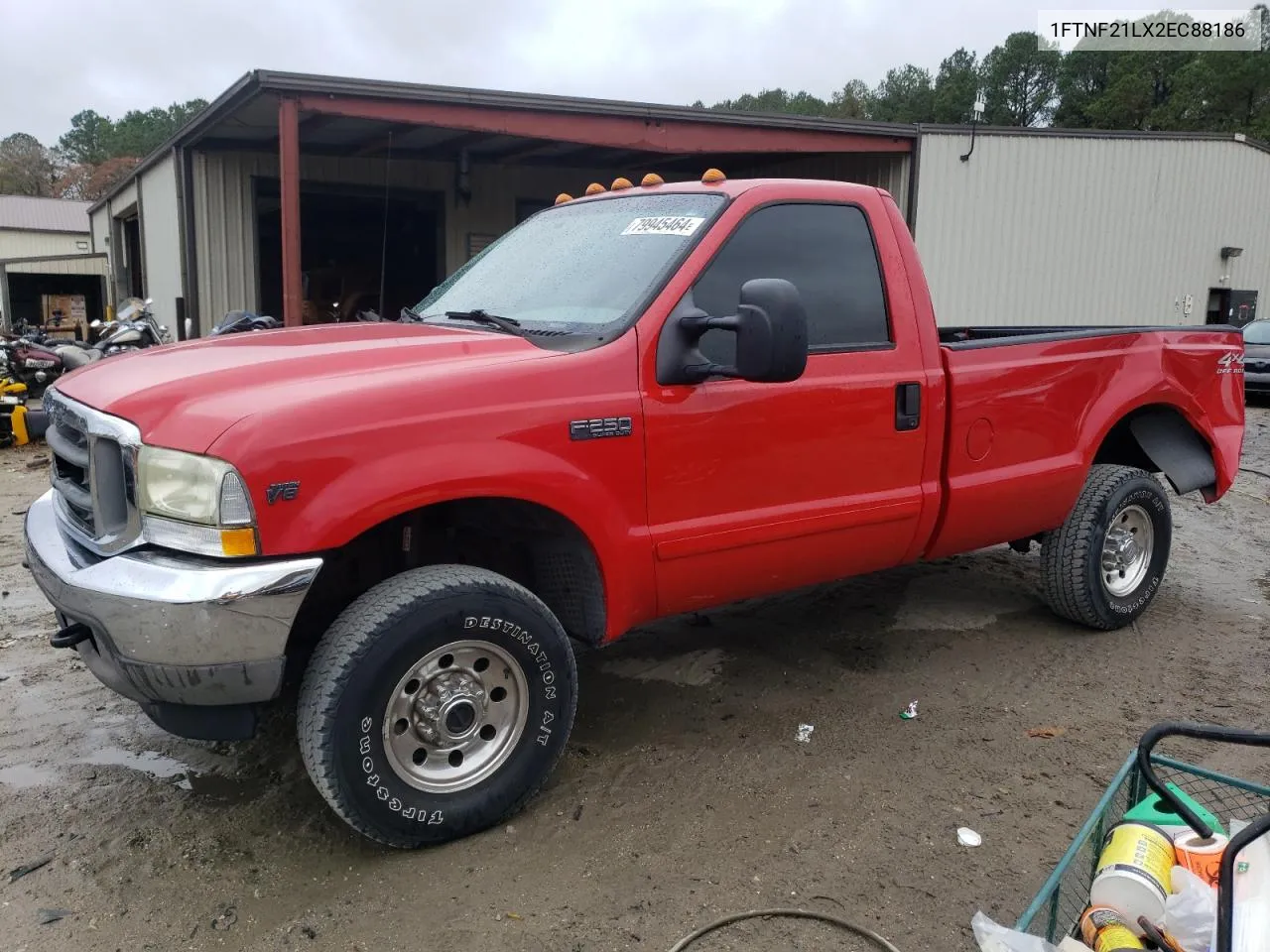 2002 Ford F250 Super Duty VIN: 1FTNF21LX2EC88186 Lot: 79945464