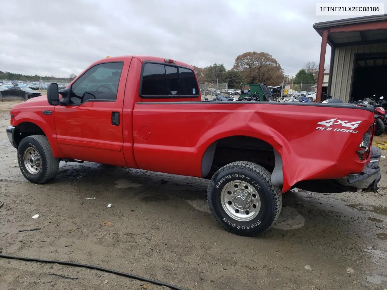 2002 Ford F250 Super Duty VIN: 1FTNF21LX2EC88186 Lot: 79945464