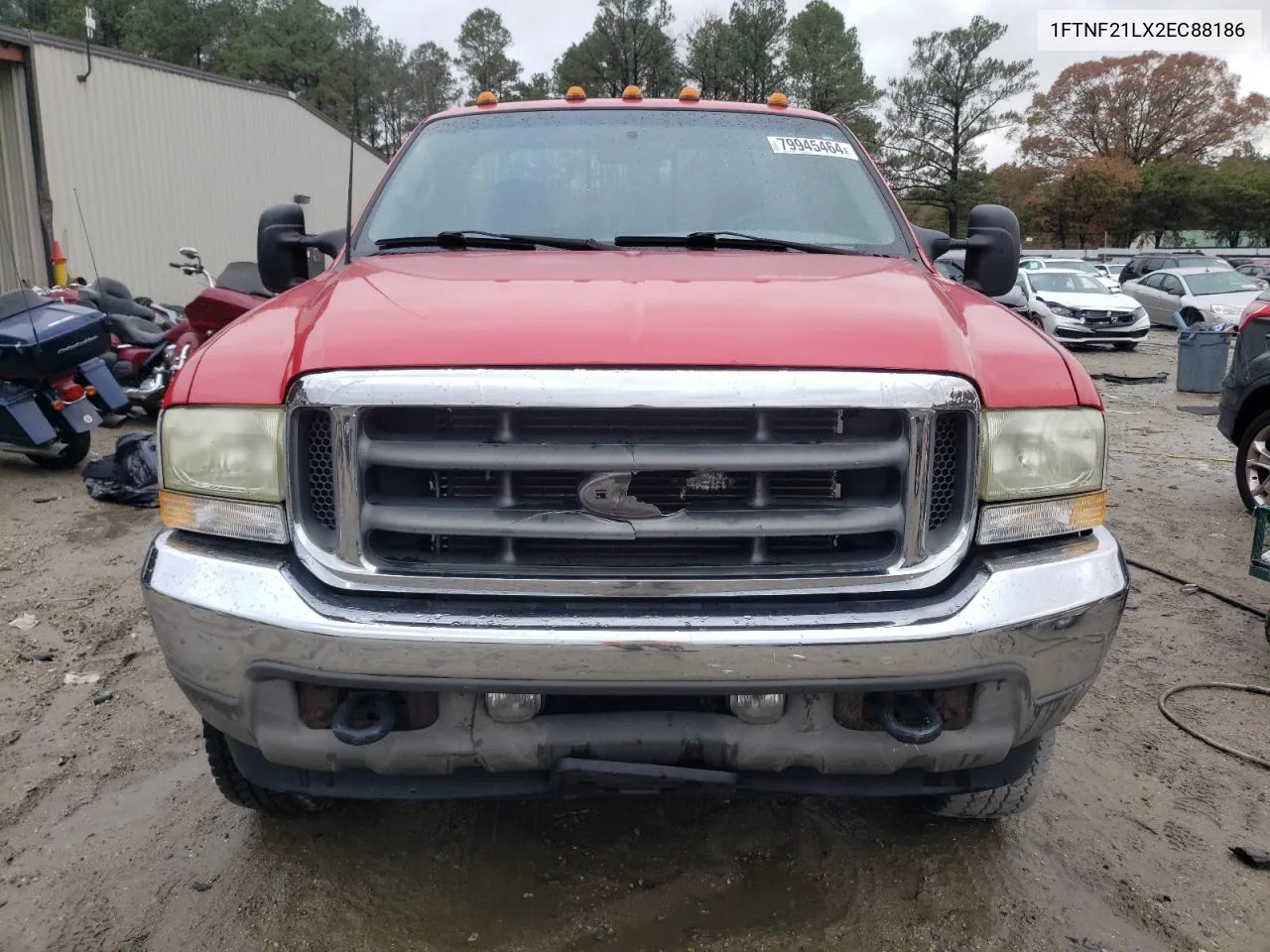 2002 Ford F250 Super Duty VIN: 1FTNF21LX2EC88186 Lot: 79945464