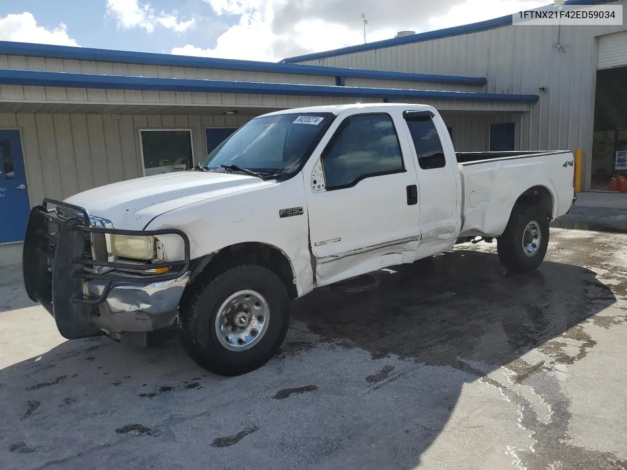 2002 Ford F250 Super Duty VIN: 1FTNX21F42ED59034 Lot: 80205274