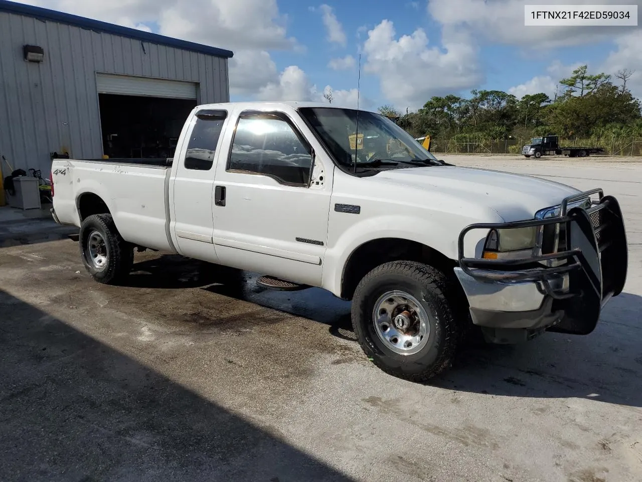 2002 Ford F250 Super Duty VIN: 1FTNX21F42ED59034 Lot: 80205274