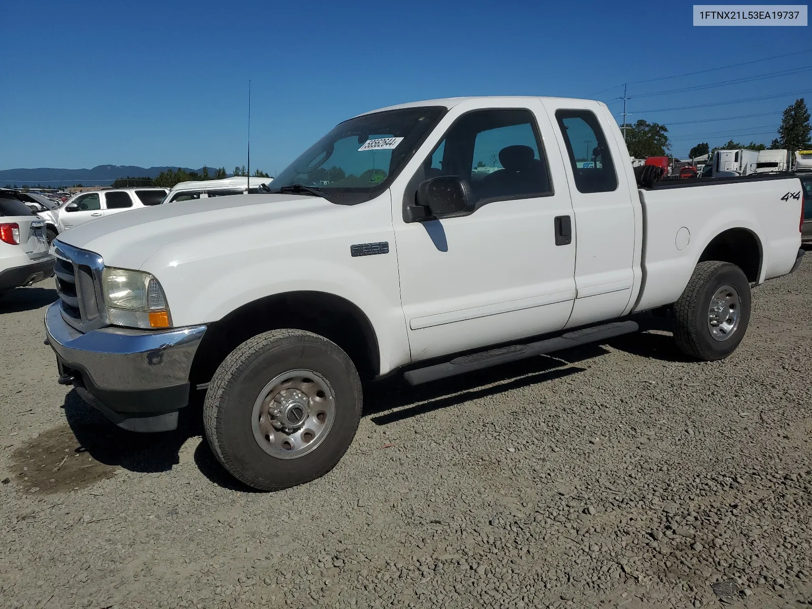 2003 Ford F250 Super Duty VIN: 1FTNX21L53EA19737 Lot: 58562644