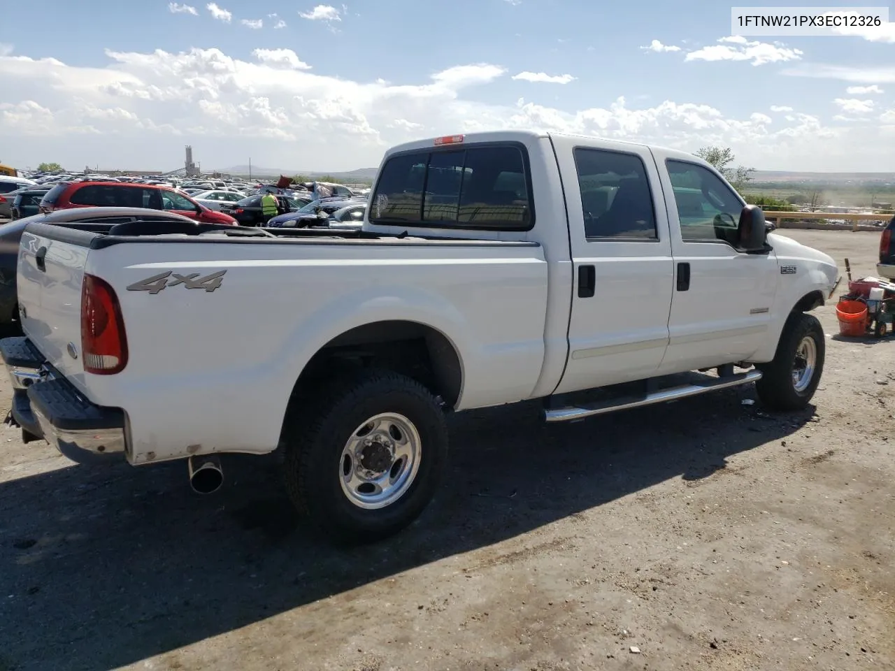 2003 Ford F250 Super Duty VIN: 1FTNW21PX3EC12326 Lot: 61341664