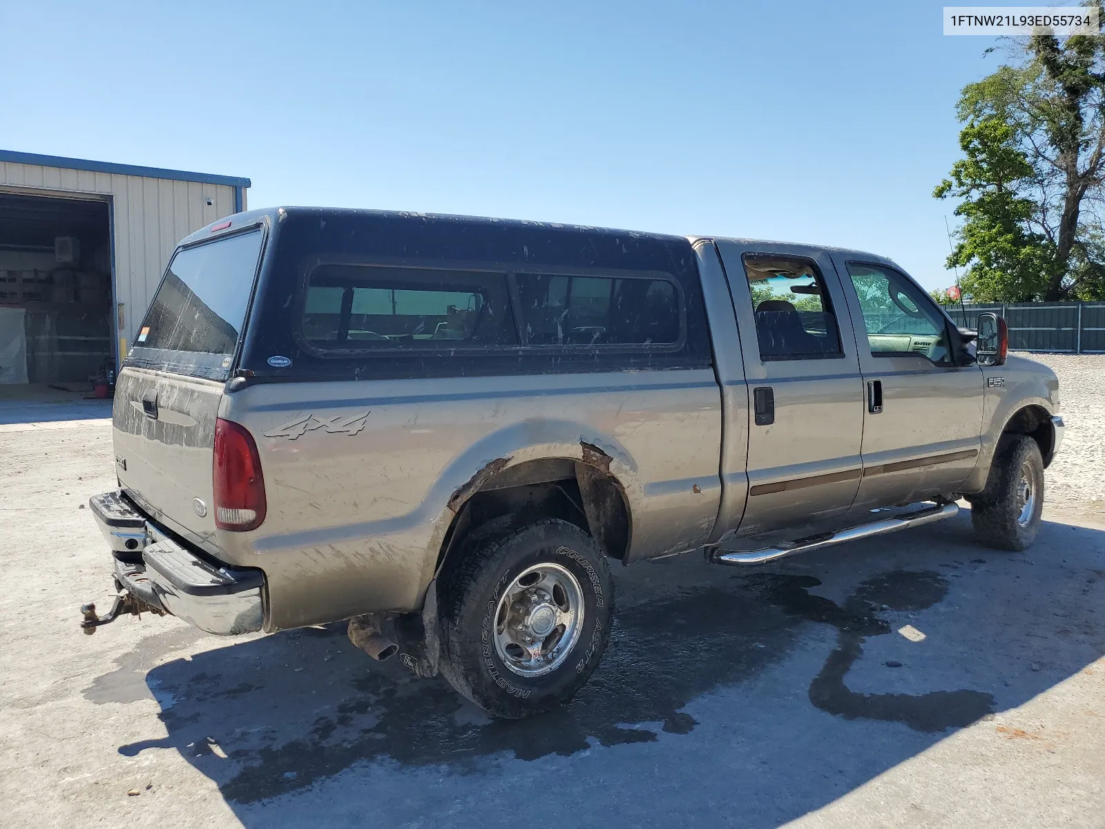 2003 Ford F250 Super Duty VIN: 1FTNW21L93ED55734 Lot: 61526174