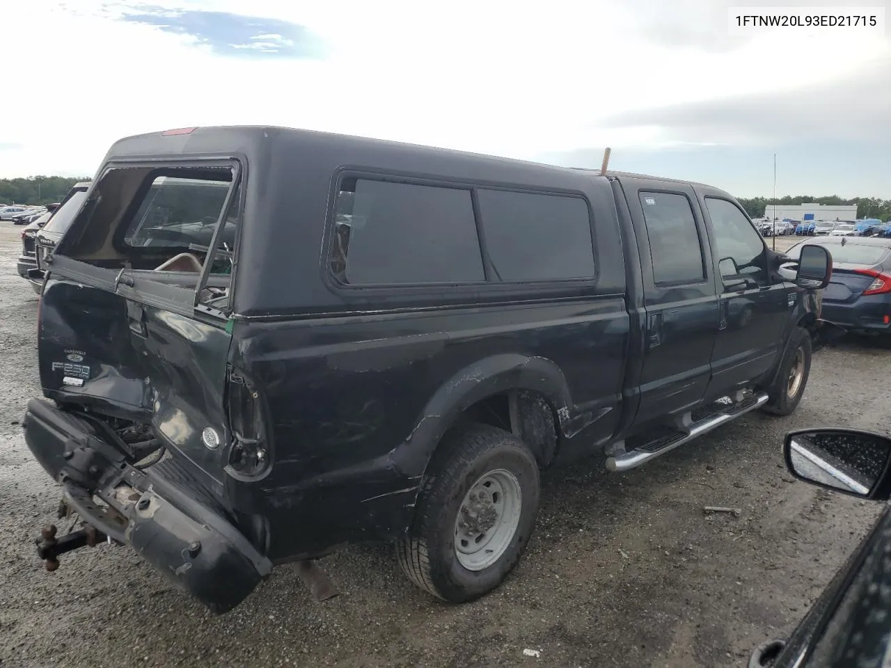 2003 Ford F250 Super Duty VIN: 1FTNW20L93ED21715 Lot: 63361174