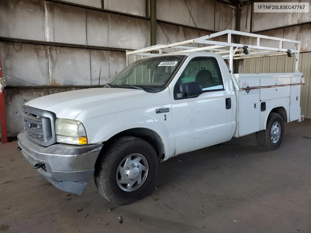 2003 Ford F250 Super Duty VIN: 1FTNF20L83EC47767 Lot: 65008304