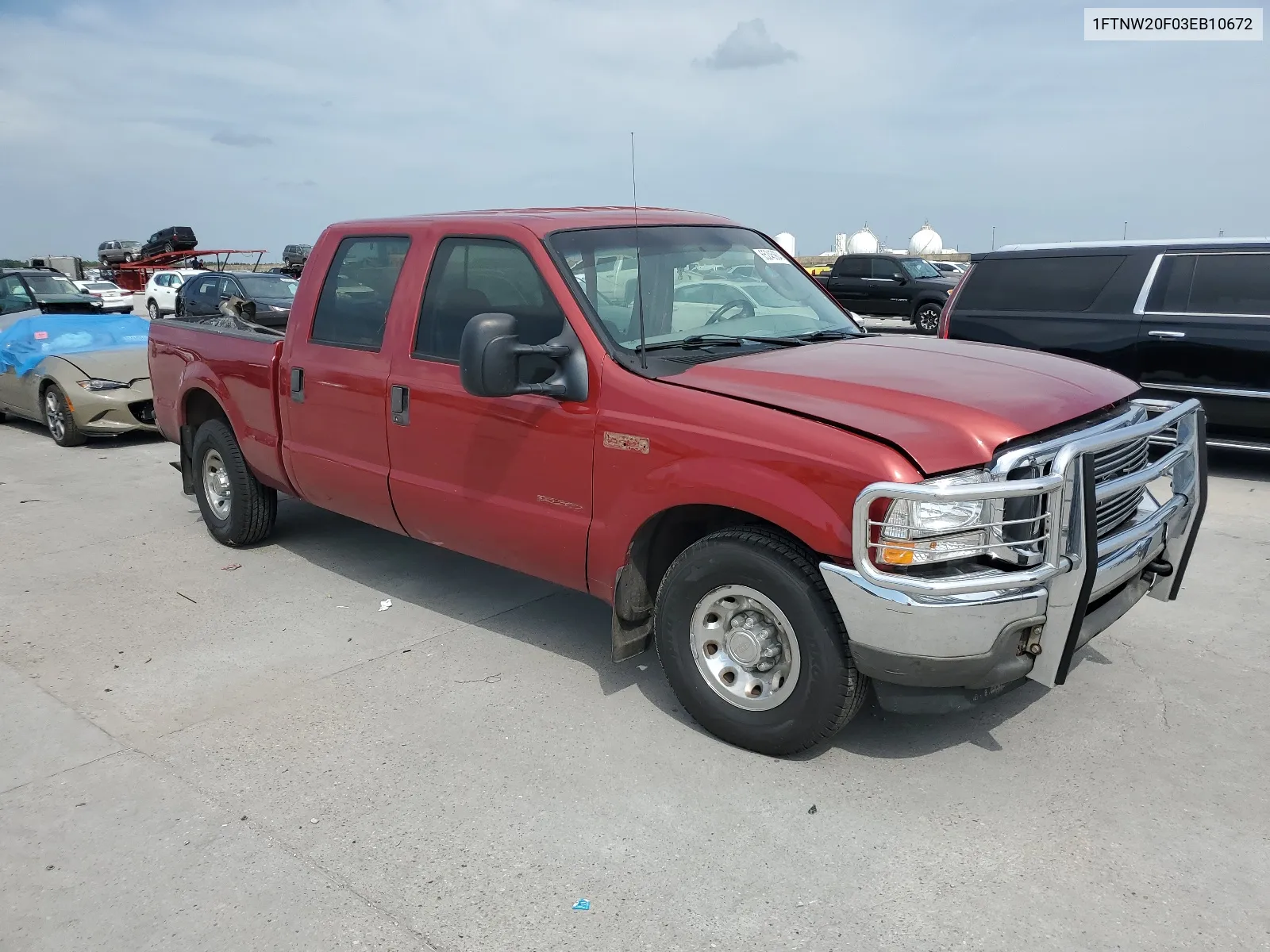 2003 Ford F250 Super Duty VIN: 1FTNW20F03EB10672 Lot: 65245904