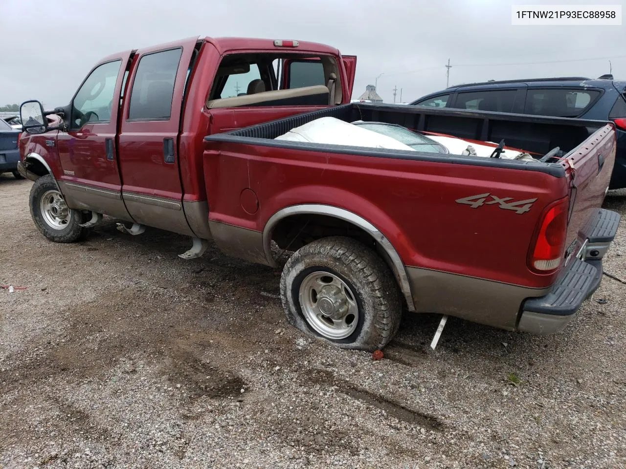 2003 Ford F250 Super Duty VIN: 1FTNW21P93EC88958 Lot: 66421014