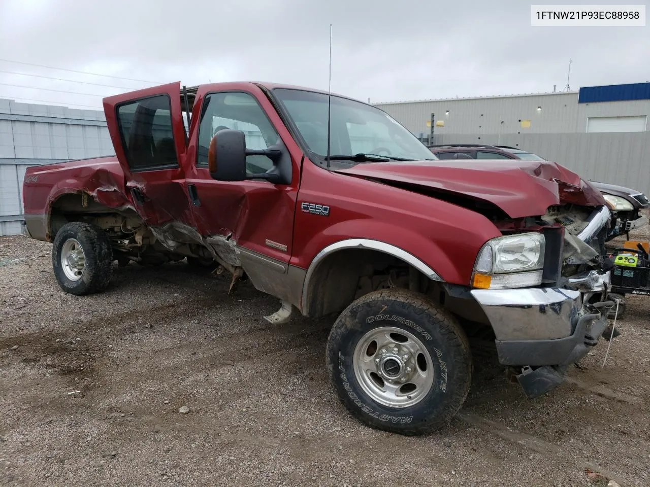 2003 Ford F250 Super Duty VIN: 1FTNW21P93EC88958 Lot: 66421014