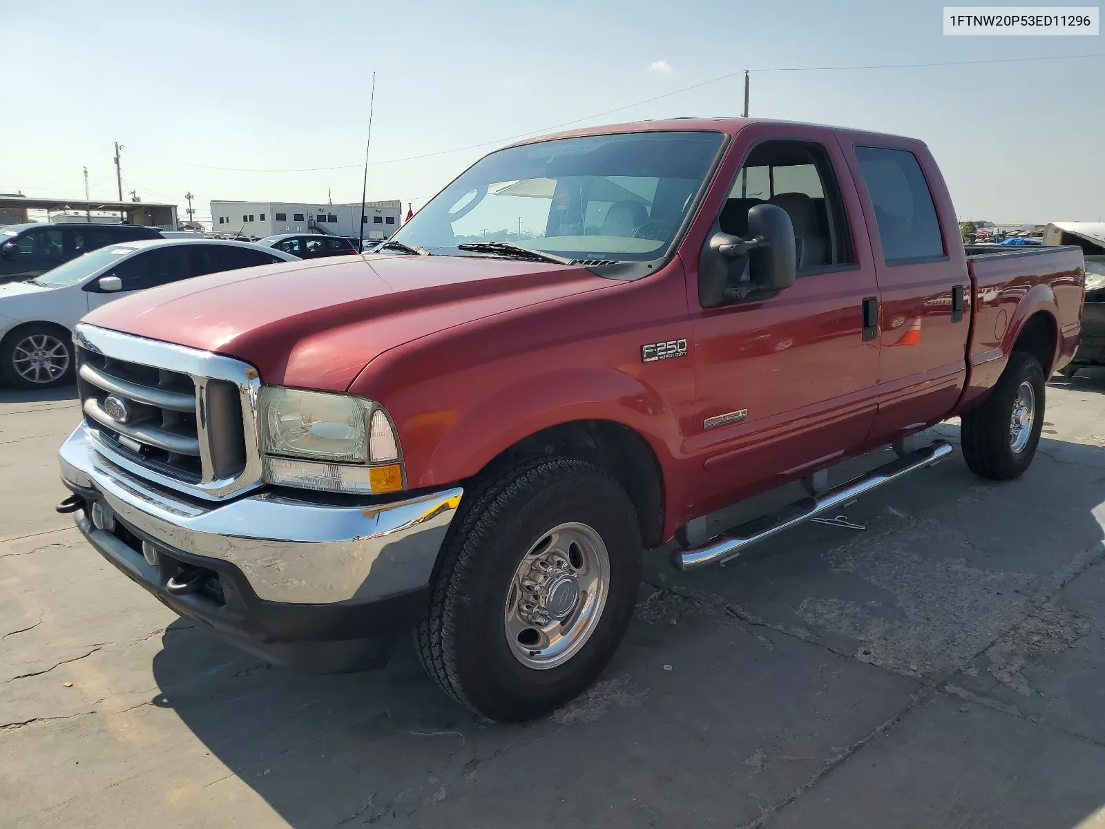 2003 Ford F250 Super Duty VIN: 1FTNW20P53ED11296 Lot: 66673644